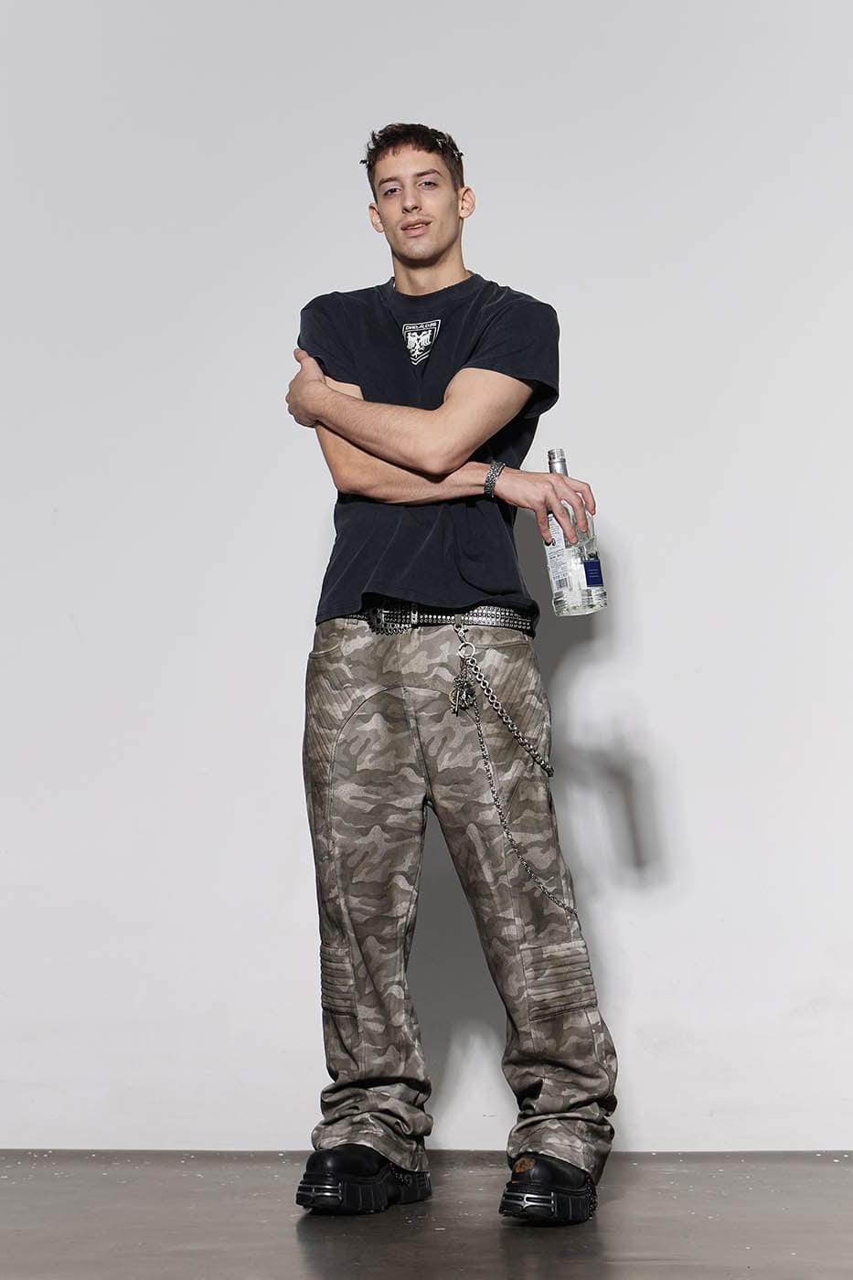 DND4DES Arc Spliced Tactical Camouflage Jeans, premium urban and streetwear designers apparel on PROJECTISR.com, DND4DES