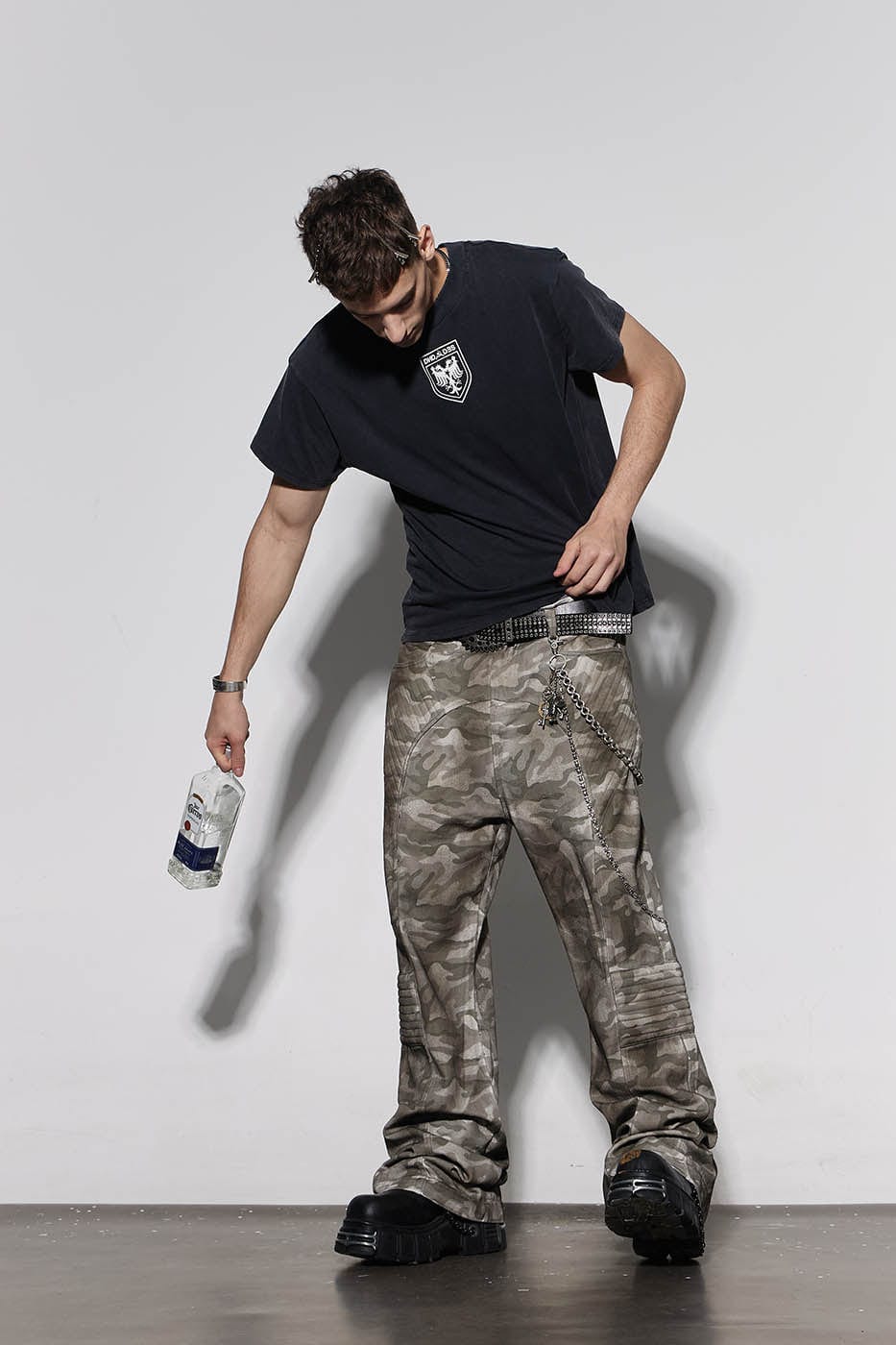 DND4DES Arc Spliced Tactical Camouflage Jeans, premium urban and streetwear designers apparel on PROJECTISR.com, DND4DES