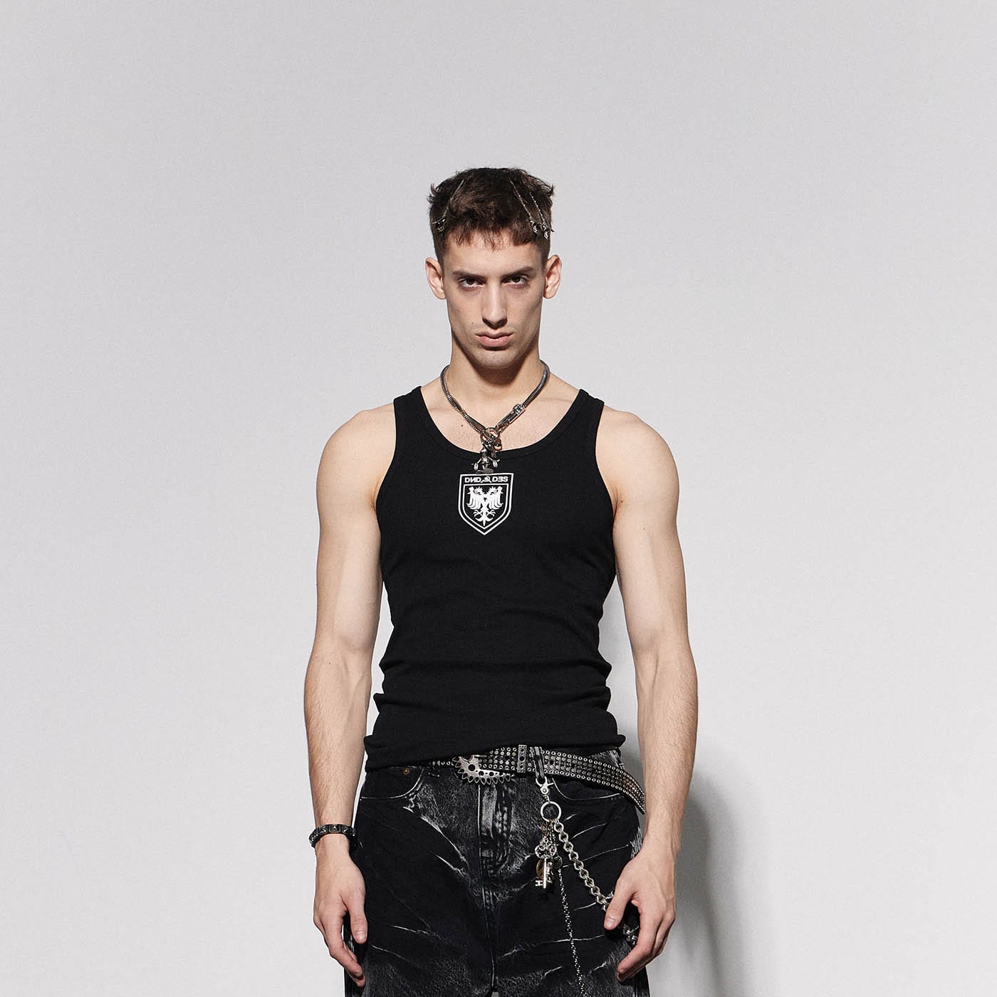 DND4DES Double-Headed Eagle Tank Top, premium urban and streetwear designers apparel on PROJECTISR.com, DND4DES