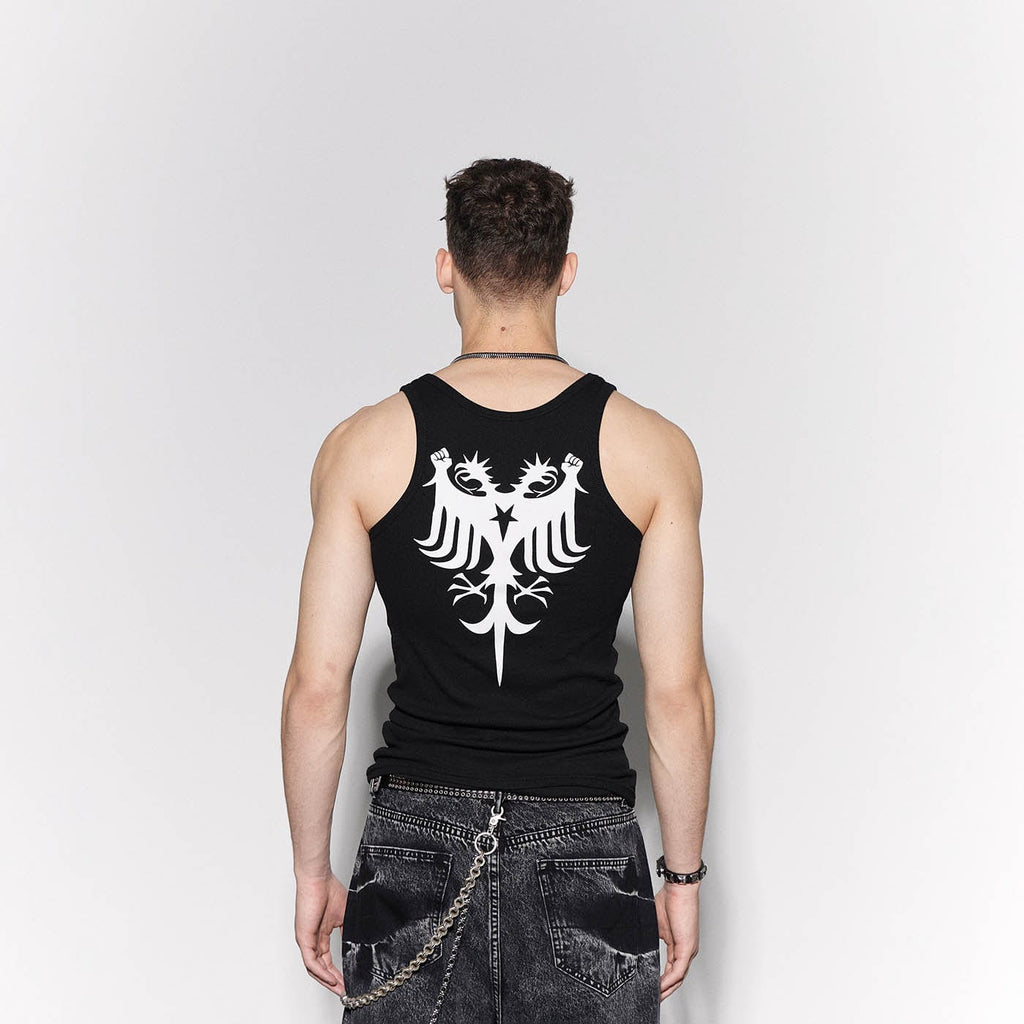 DND4DES Double-Headed Eagle Tank Top, premium urban and streetwear designers apparel on PROJECTISR.com, DND4DES