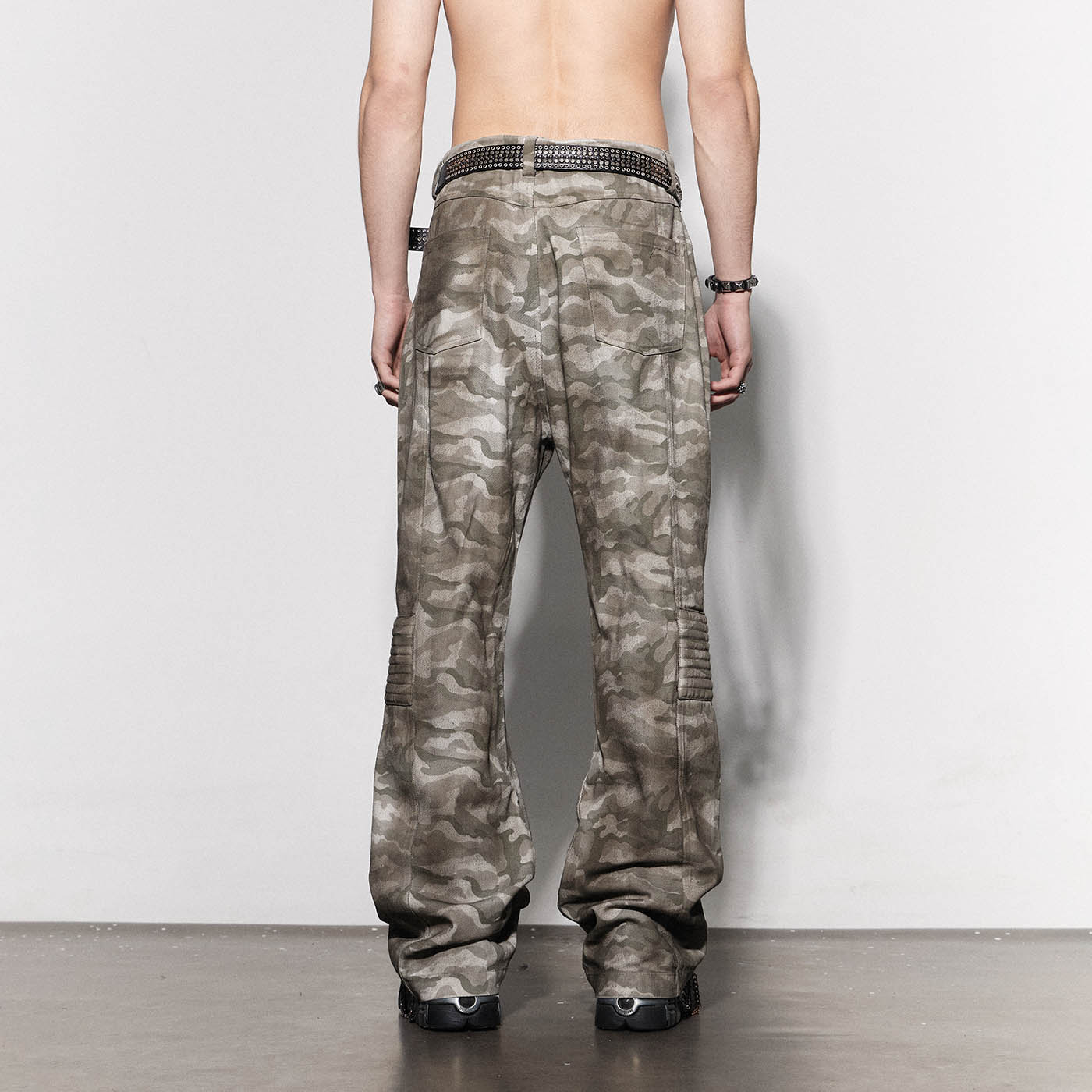 DND4DES Arc Spliced Tactical Camouflage Jeans, premium urban and streetwear designers apparel on PROJECTISR.com, DND4DES