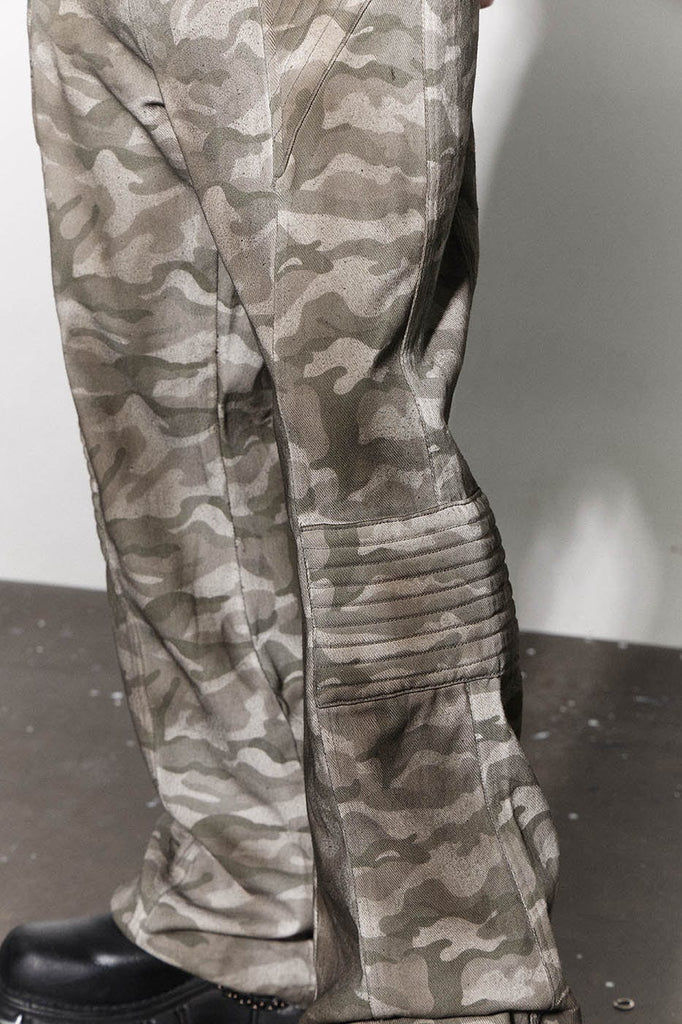 DND4DES Arc Spliced Tactical Camouflage Jeans, premium urban and streetwear designers apparel on PROJECTISR.com, DND4DES