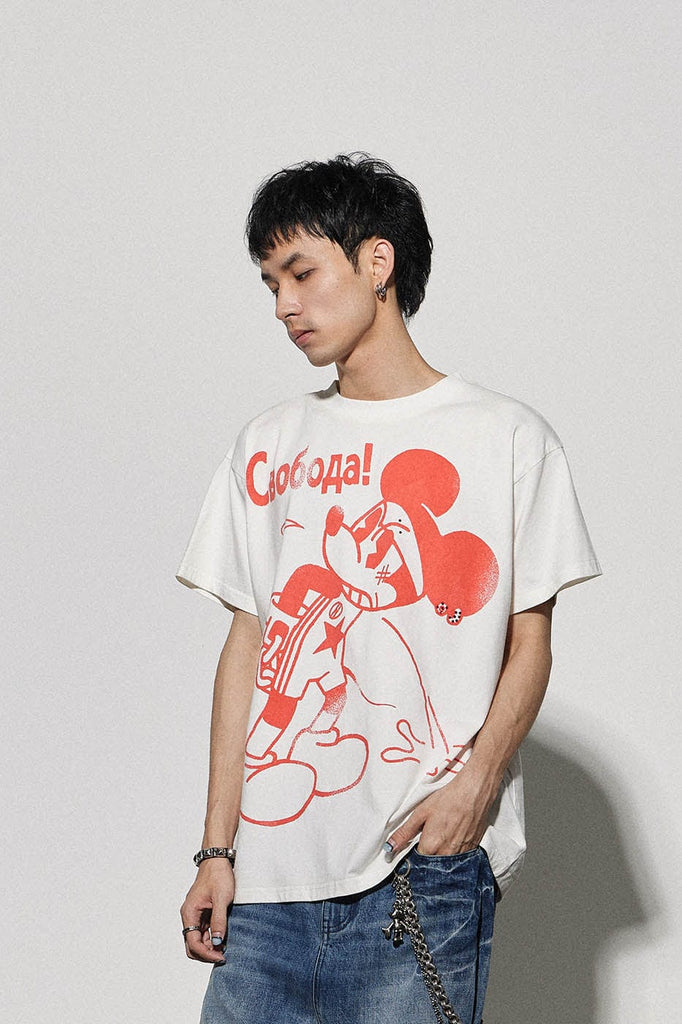 DND4DES Mickey Mouse T-Shirt, premium urban and streetwear designers apparel on PROJECTISR.com, DND4DES