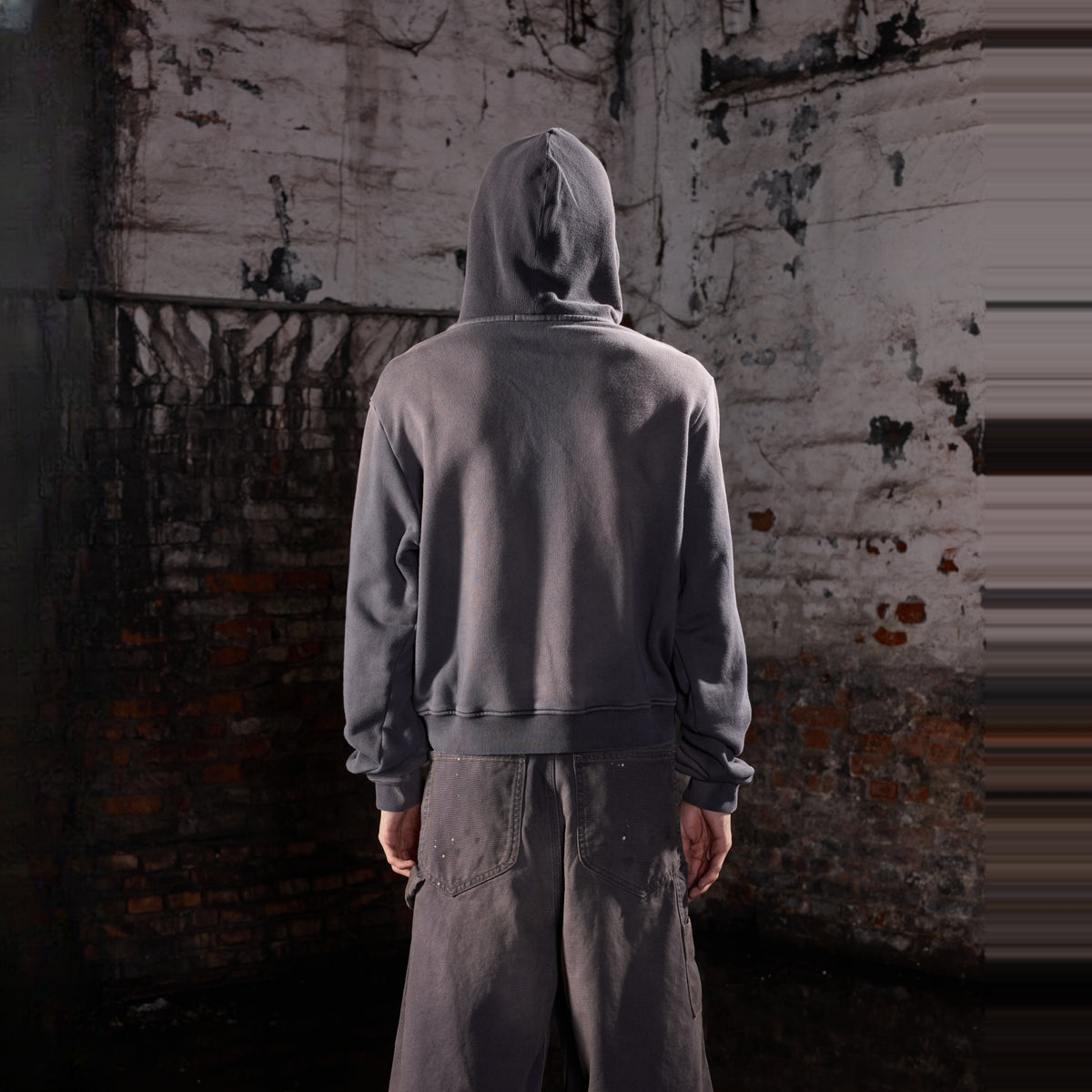 AVINMADE Sun-Faded Washed Hoodie — square · back
