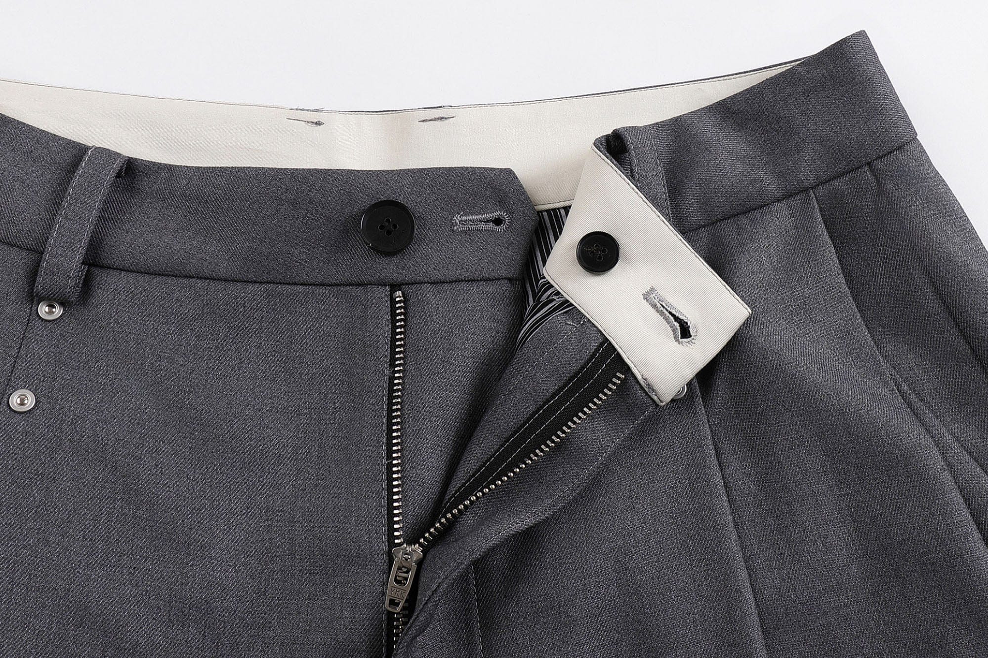 FACEONLAB Essential Wool-Blended Pleated Trousers, premium urban and streetwear designers apparel on PROJECTISR.com, FACEONLAB