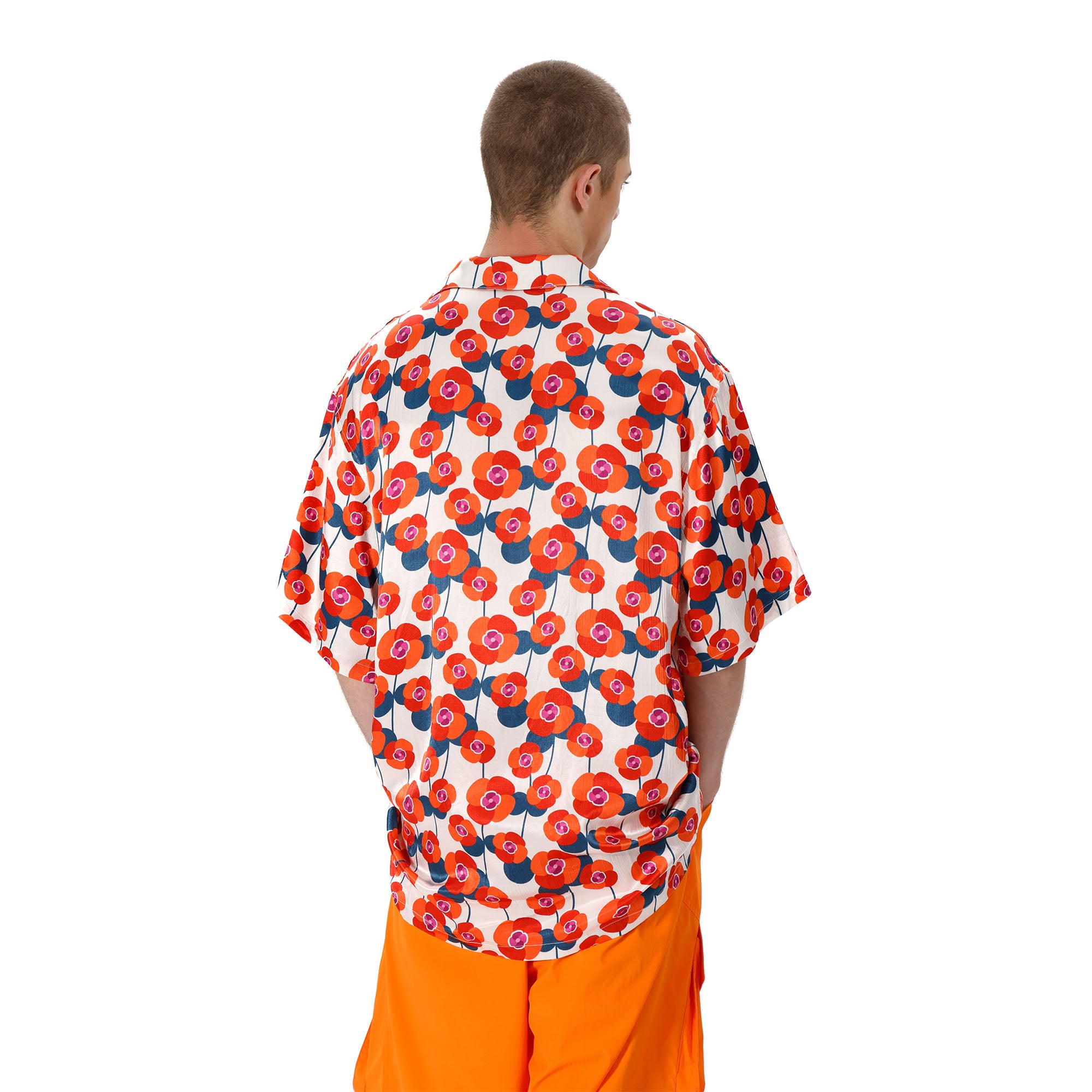 VANN VALRENCE Bloom Full-Print Half Shirt, premium urban and streetwear designers apparel on PROJECTISR.com, VANN VALRENCE