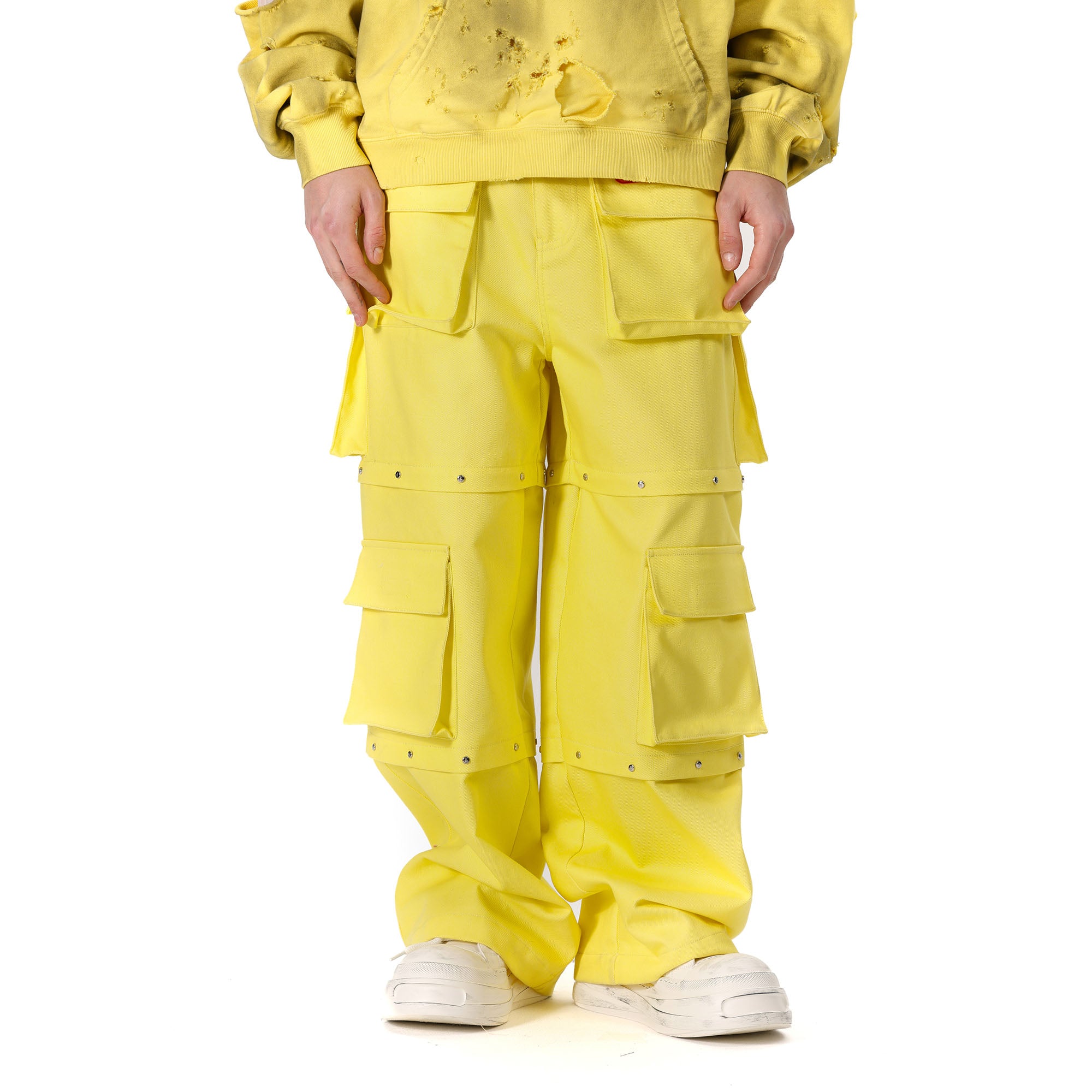 VANN VALRENCE Detachable Multi-Pocket Sweatpants, premium urban and streetwear designers apparel on PROJECTISR.com, VANN VALRENCE