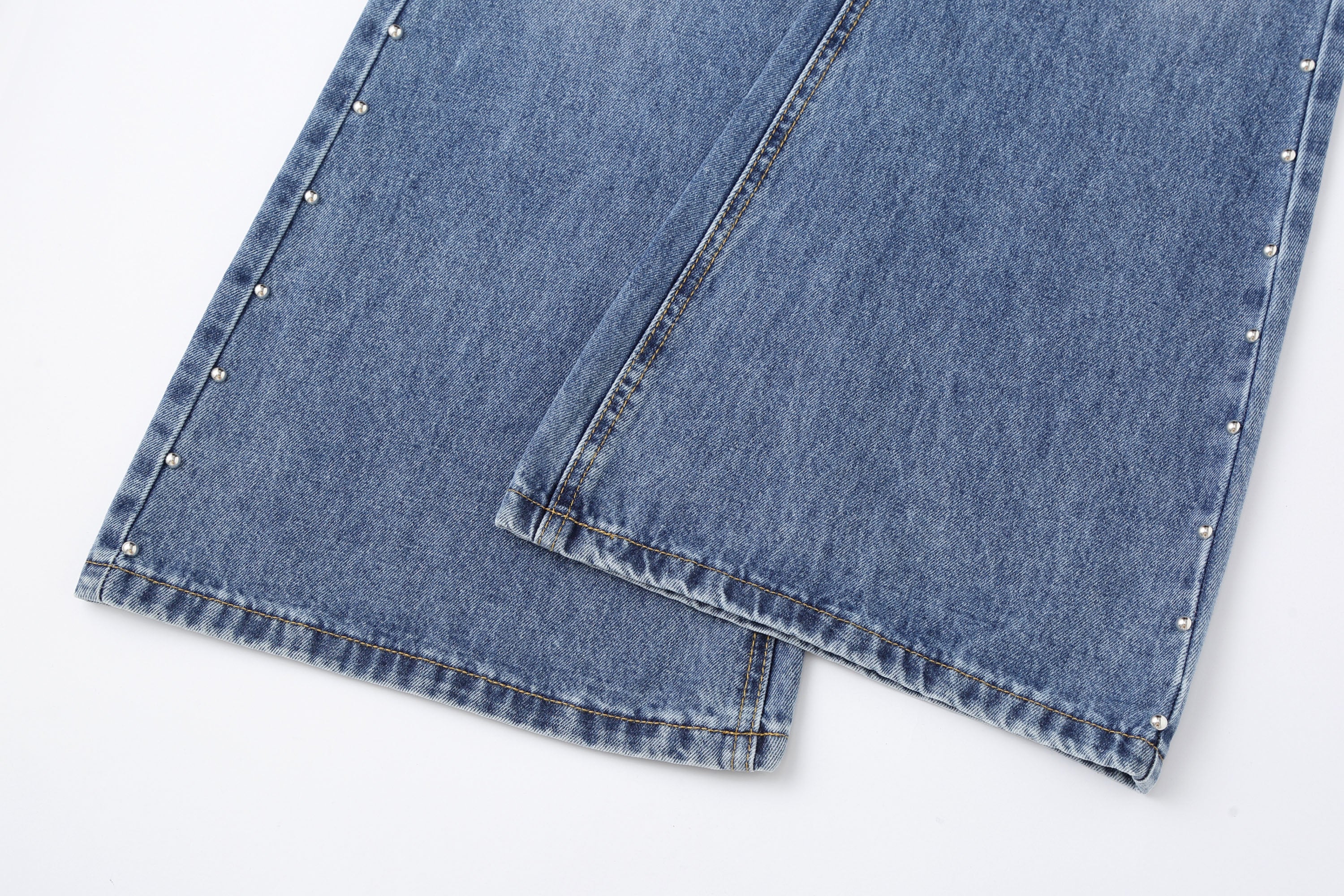 CLP Studded-Seam Flared Jeans, premium urban and streetwear designers apparel on PROJECTISR.com, CLP