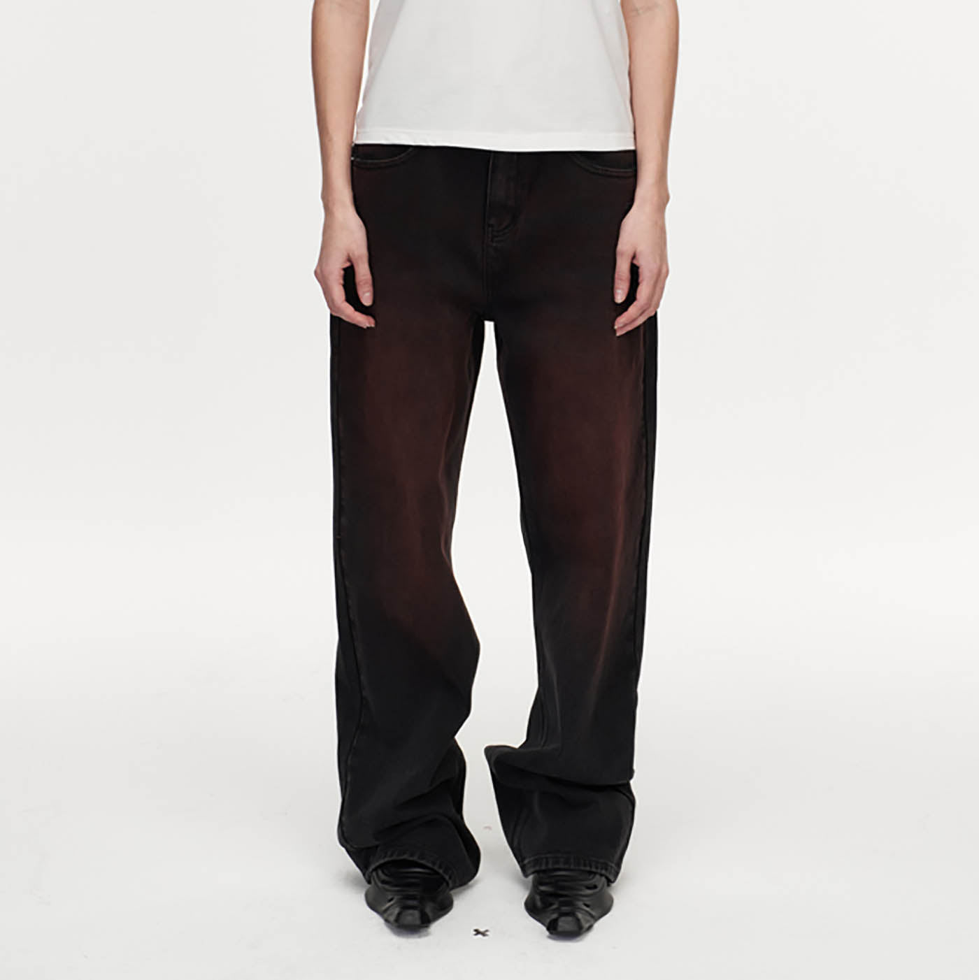 ARTIFICIAL WORLD Rusted Straight-Leg Jeans