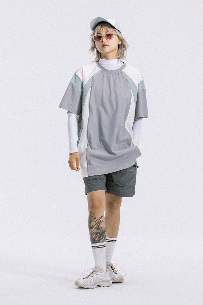 ENSHADOWER Spliced Reflective Quick Dry Outdoor T-Shirt, premium urban and streetwear designers apparel on PROJECTISR.com, ENSHADOWER
