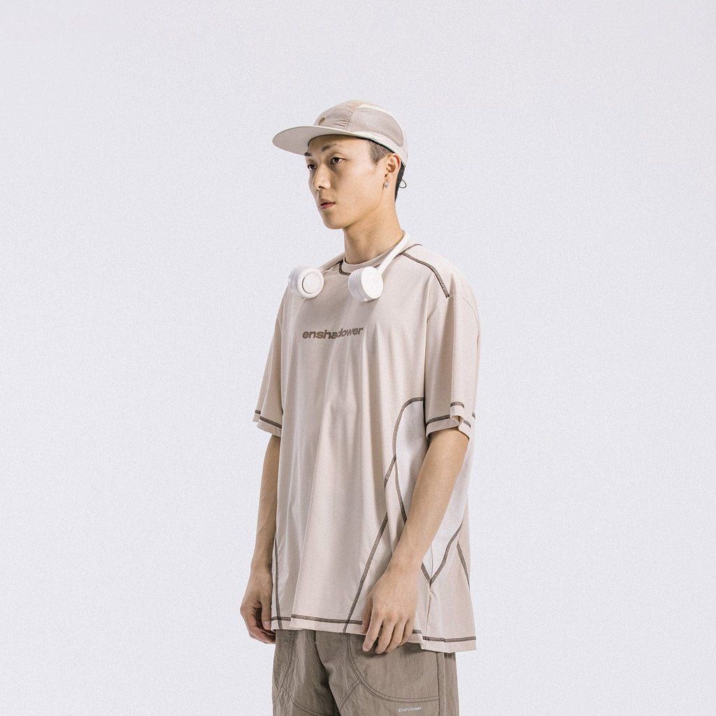 ENSHADOWER Spliced Stitch Quick Dry Outdoor T-Shirt, premium urban and streetwear designers apparel on PROJECTISR.com, ENSHADOWER