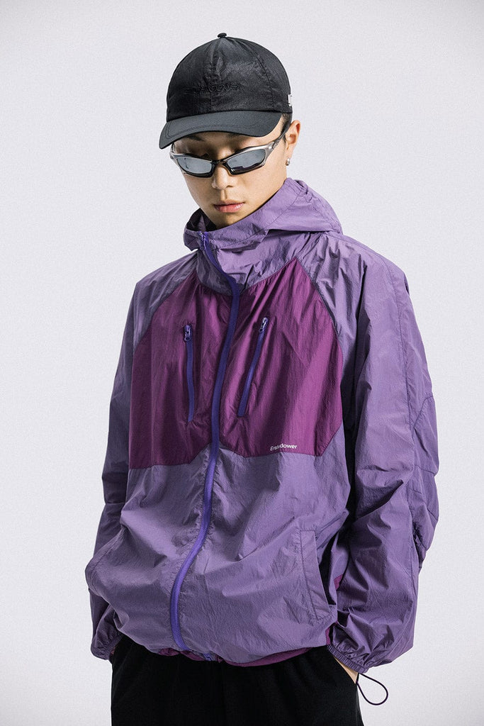 ENSHADOWER Spliced UV-protection Zipper Jacket, premium urban and streetwear designers apparel on PROJECTISR.com, ENSHADOWER