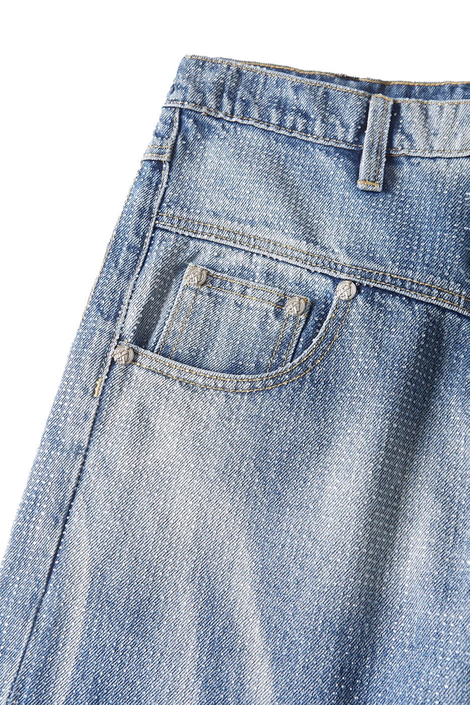 FACEONLAB Frosted Morning Washed Jeans