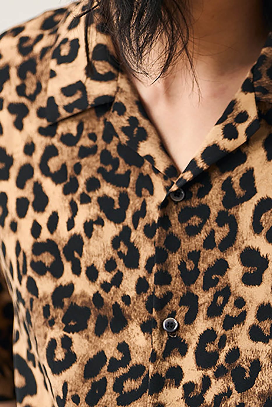 EPIC POETRY Leopard Cuban Half Shirt, premium urban and streetwear designers apparel on PROJECTISR.com, EPIC POETRY