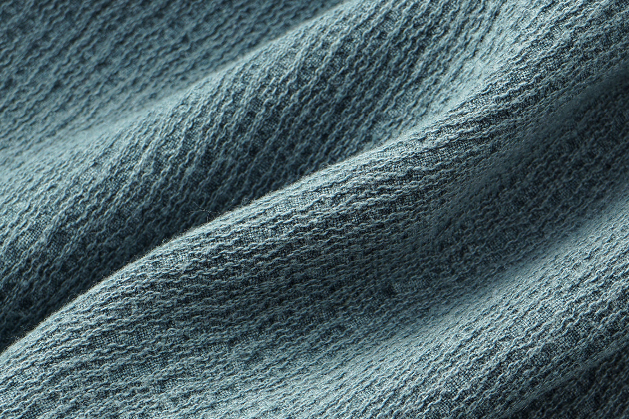 ALVNG AR ANTS Asymmetric Scarf Linen-Blend Jacket