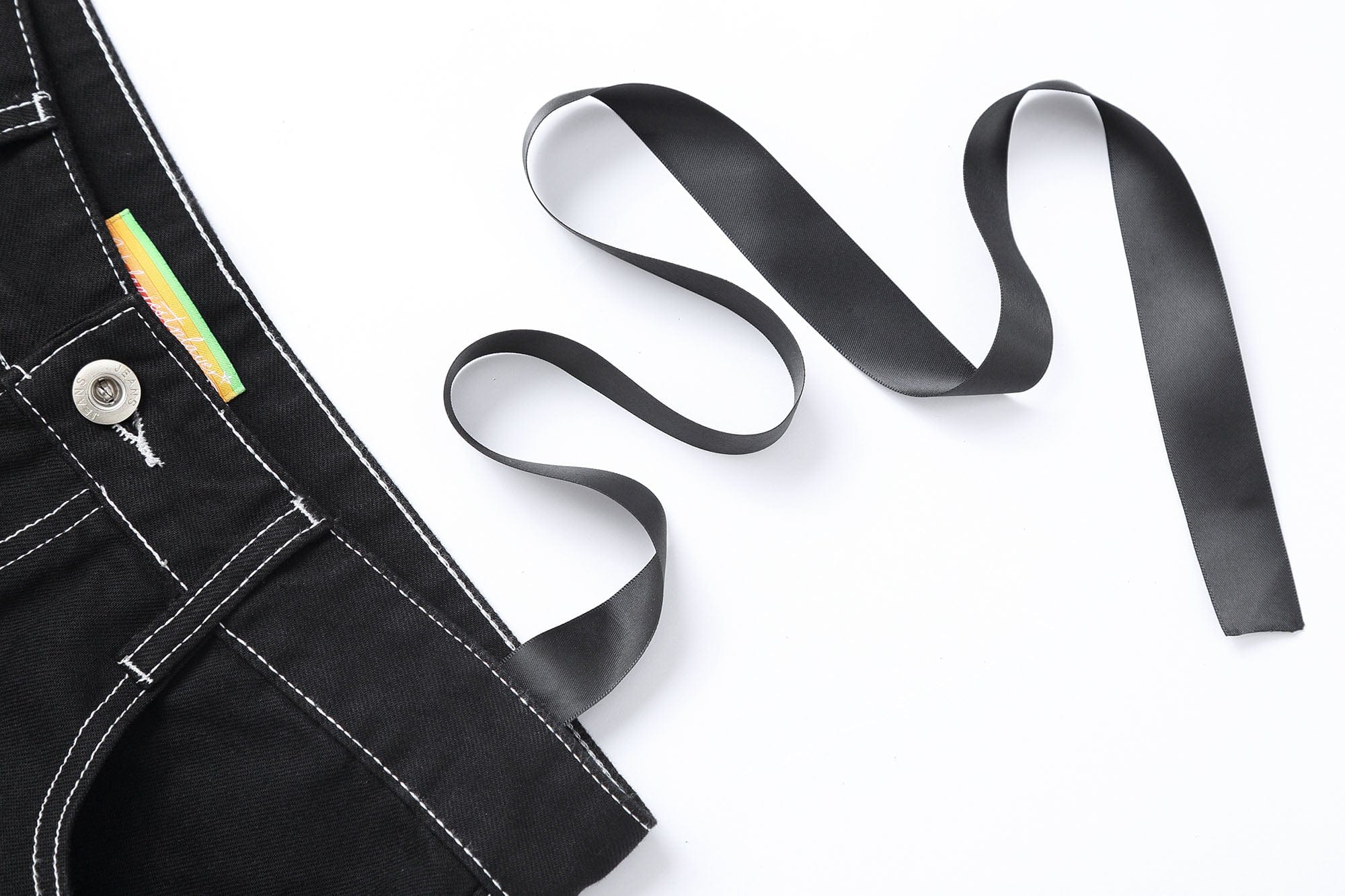CLP Retro Stitch Ribbon Flared Jeans, premium urban and streetwear designers apparel on PROJECTISR.com, CLP