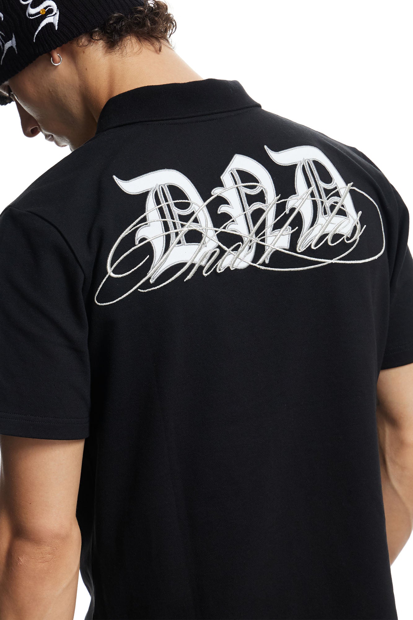DND4DES Contrast Embroidered Polo Tee