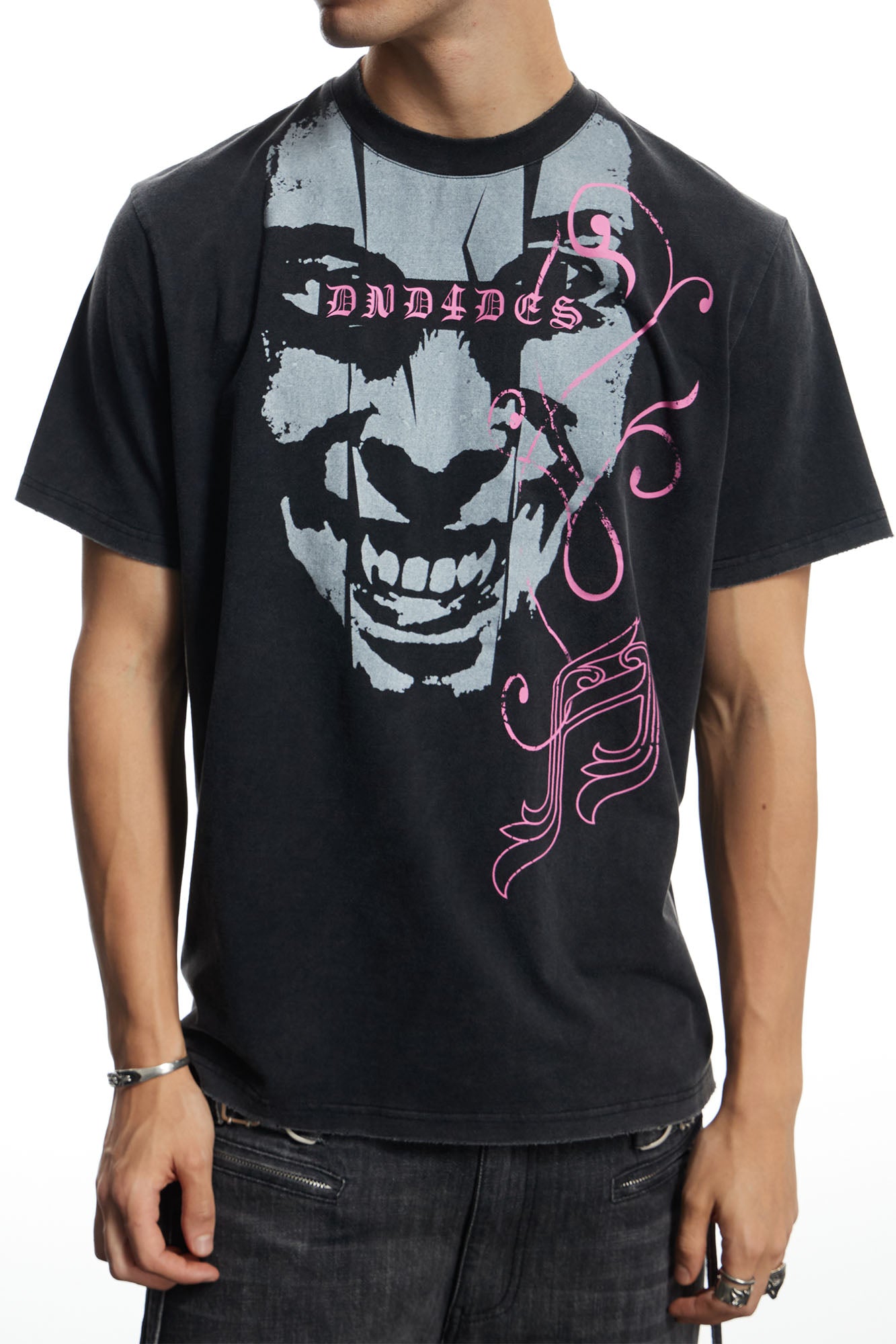 DND4DES Washed Punk Graphic T-Shirt