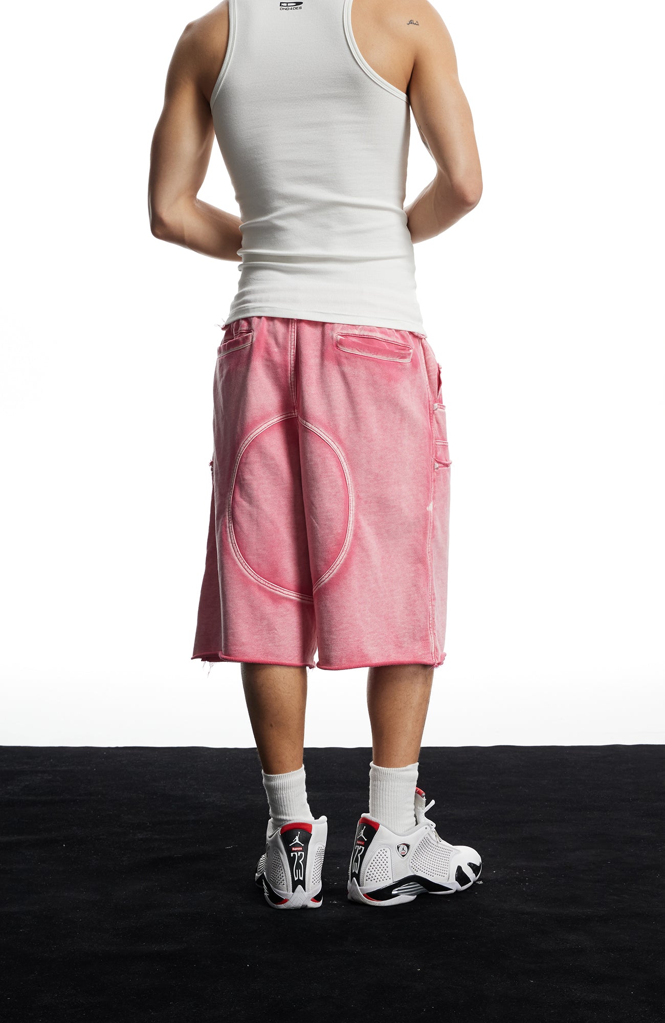 DND4DES Washed Double-Knee Sweat Shorts