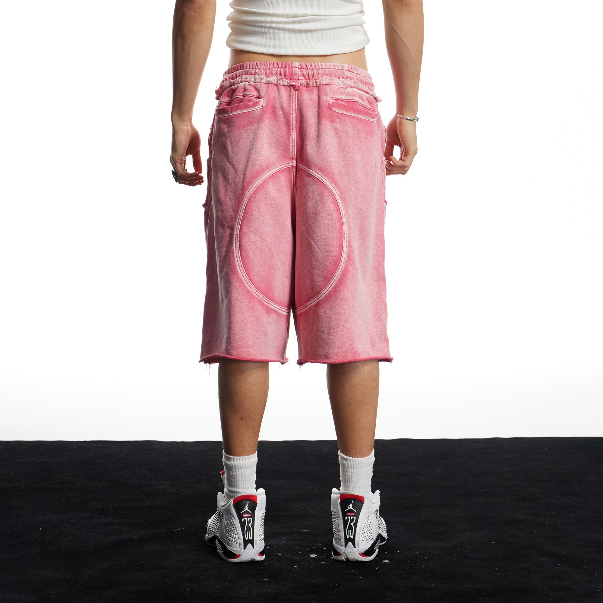 DND4DES Washed Double-Knee Sweat Shorts