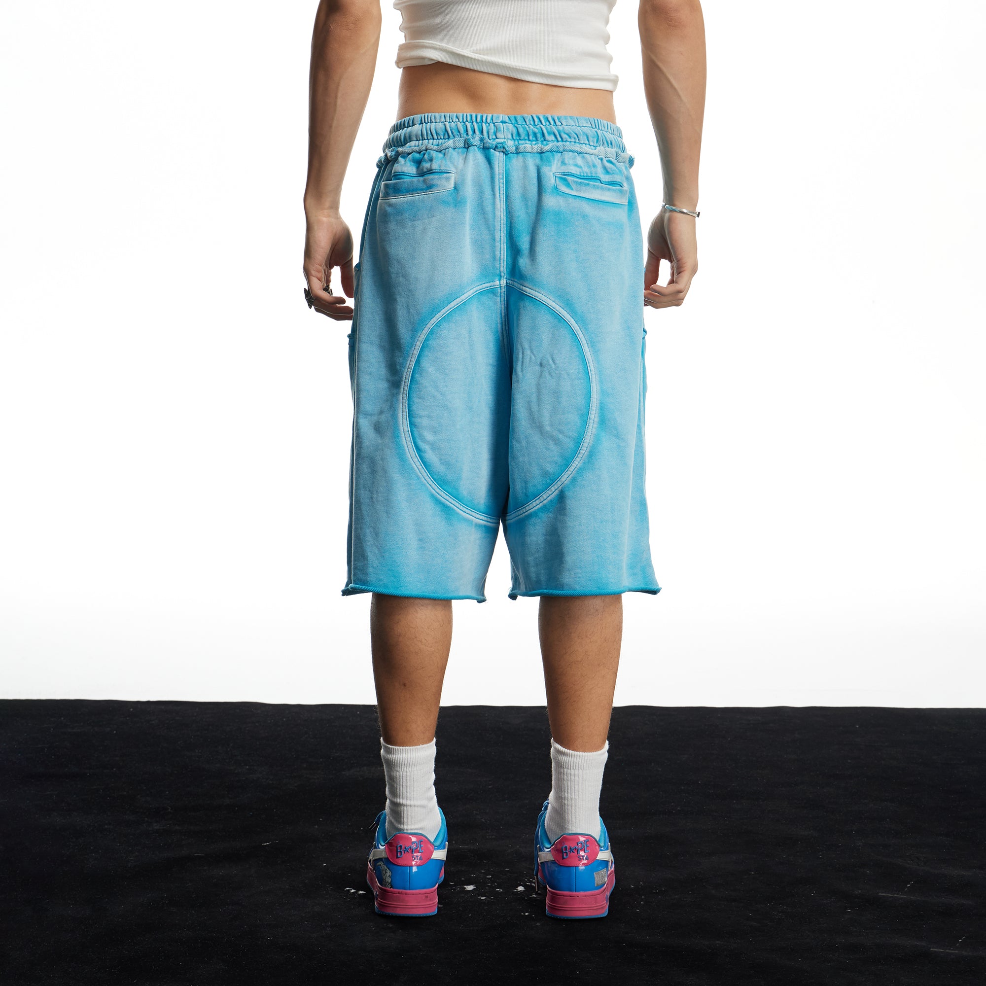 DND4DES Washed Double-Knee Sweat Shorts