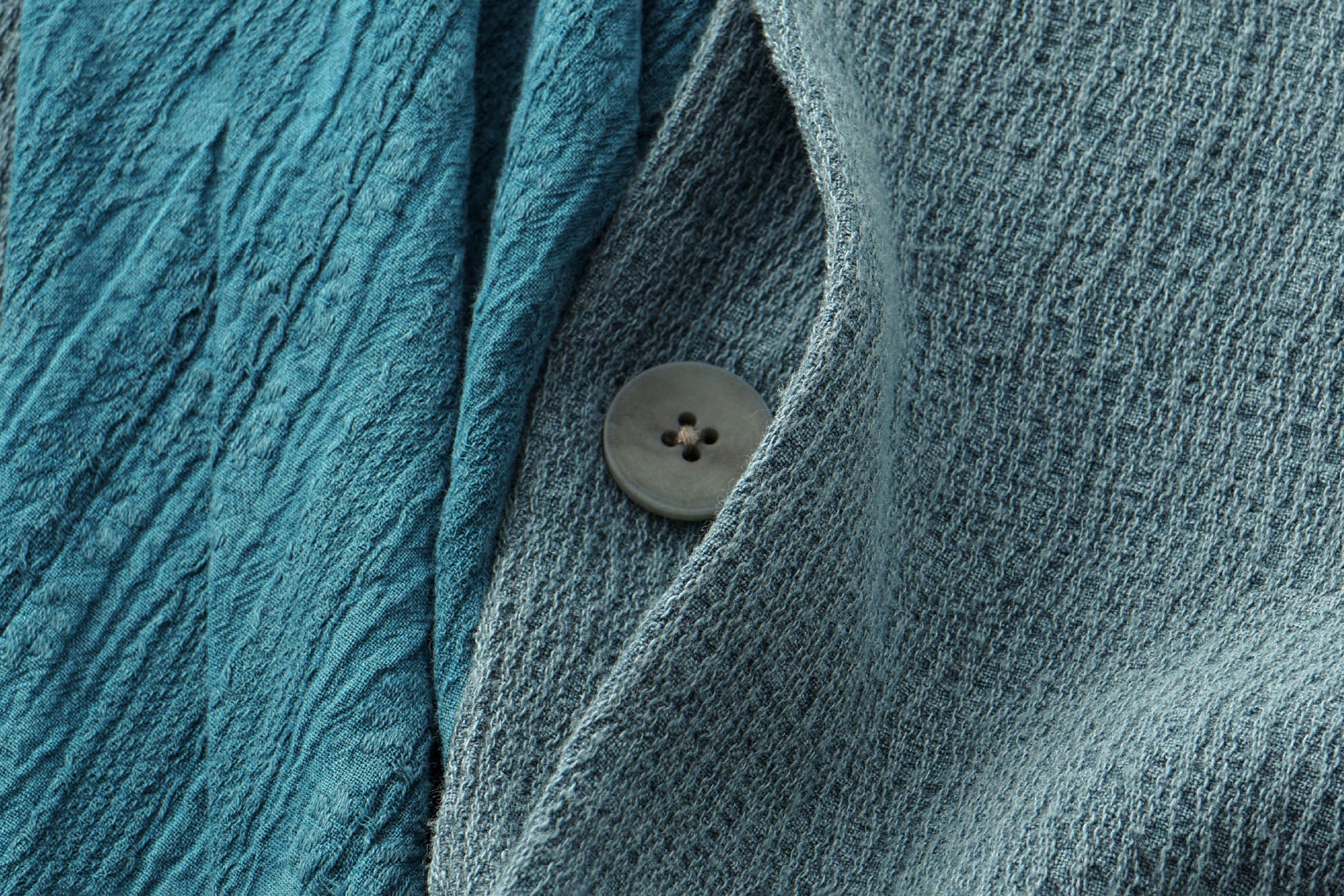 ALVNG AR ANTS Asymmetric Scarf Linen-Blend Jacket