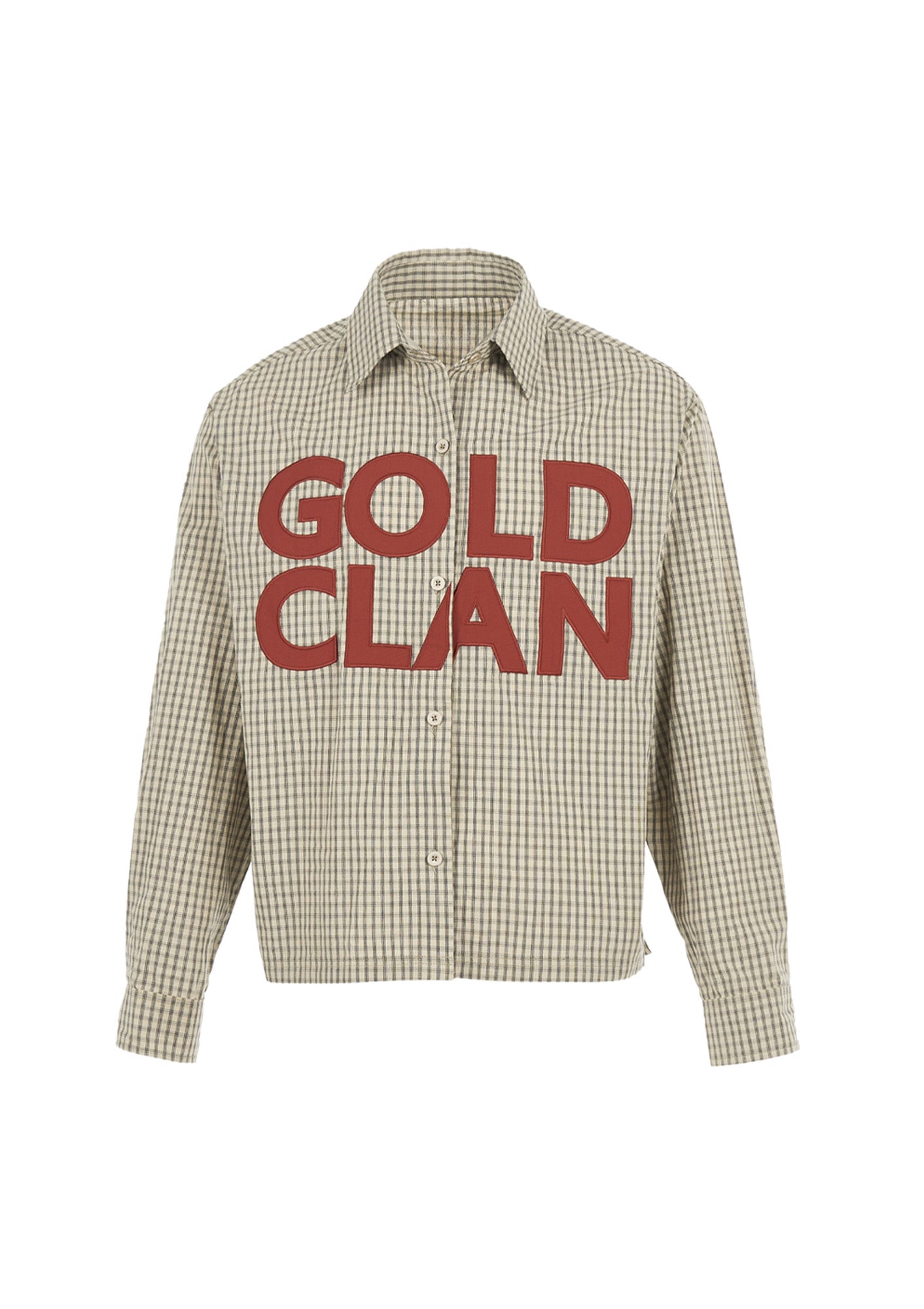 STEEPC Gingham Contrast Patch Boxy Shirt, premium urban and streetwear designers apparel on PROJECTISR.com, STEEPC