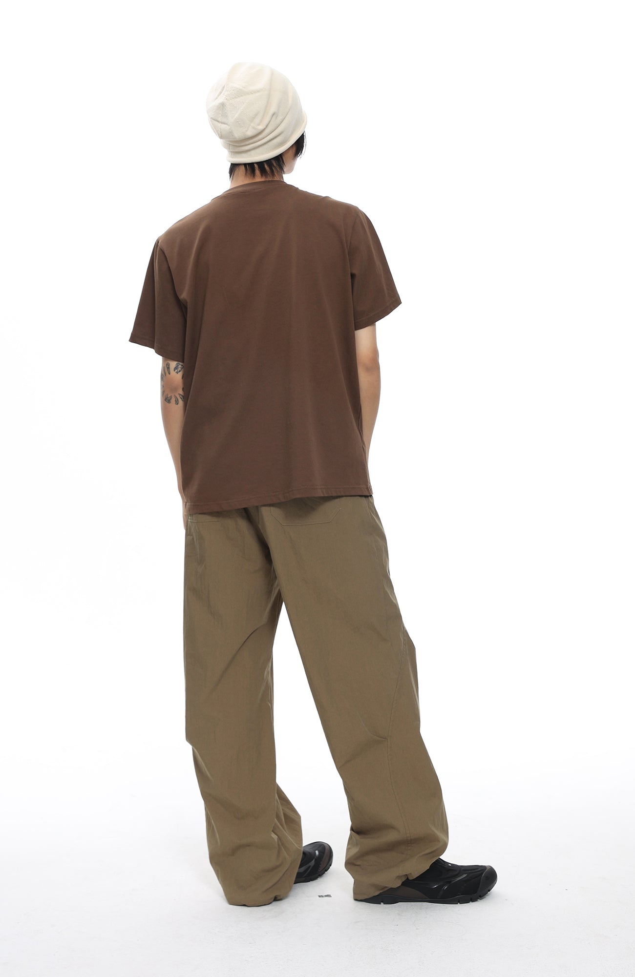 ROARINGWILD A ARCH Essential Drawstring Parachute Pants