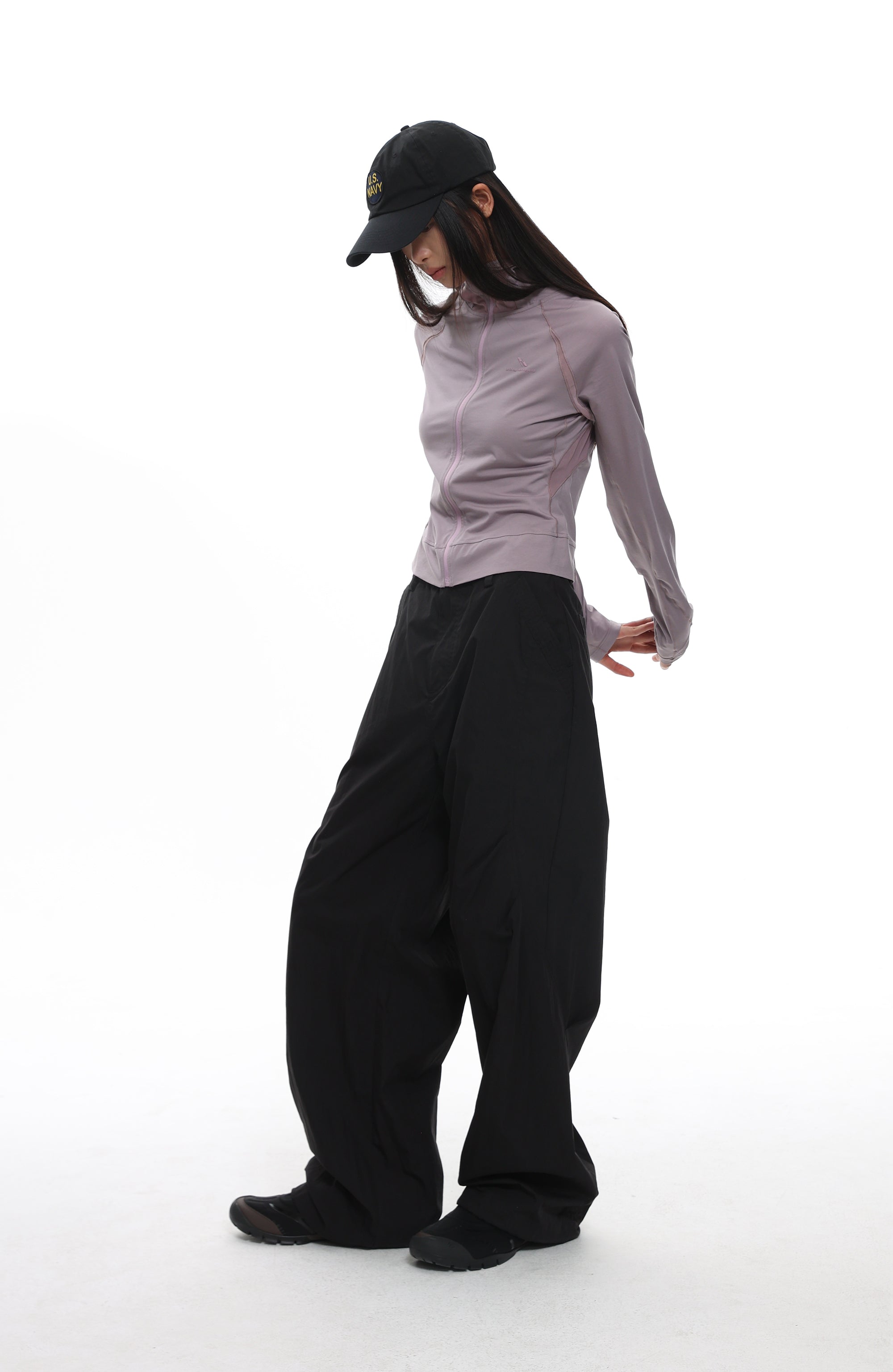 ROARINGWILD A ARCH Essential Drawstring Parachute Pants