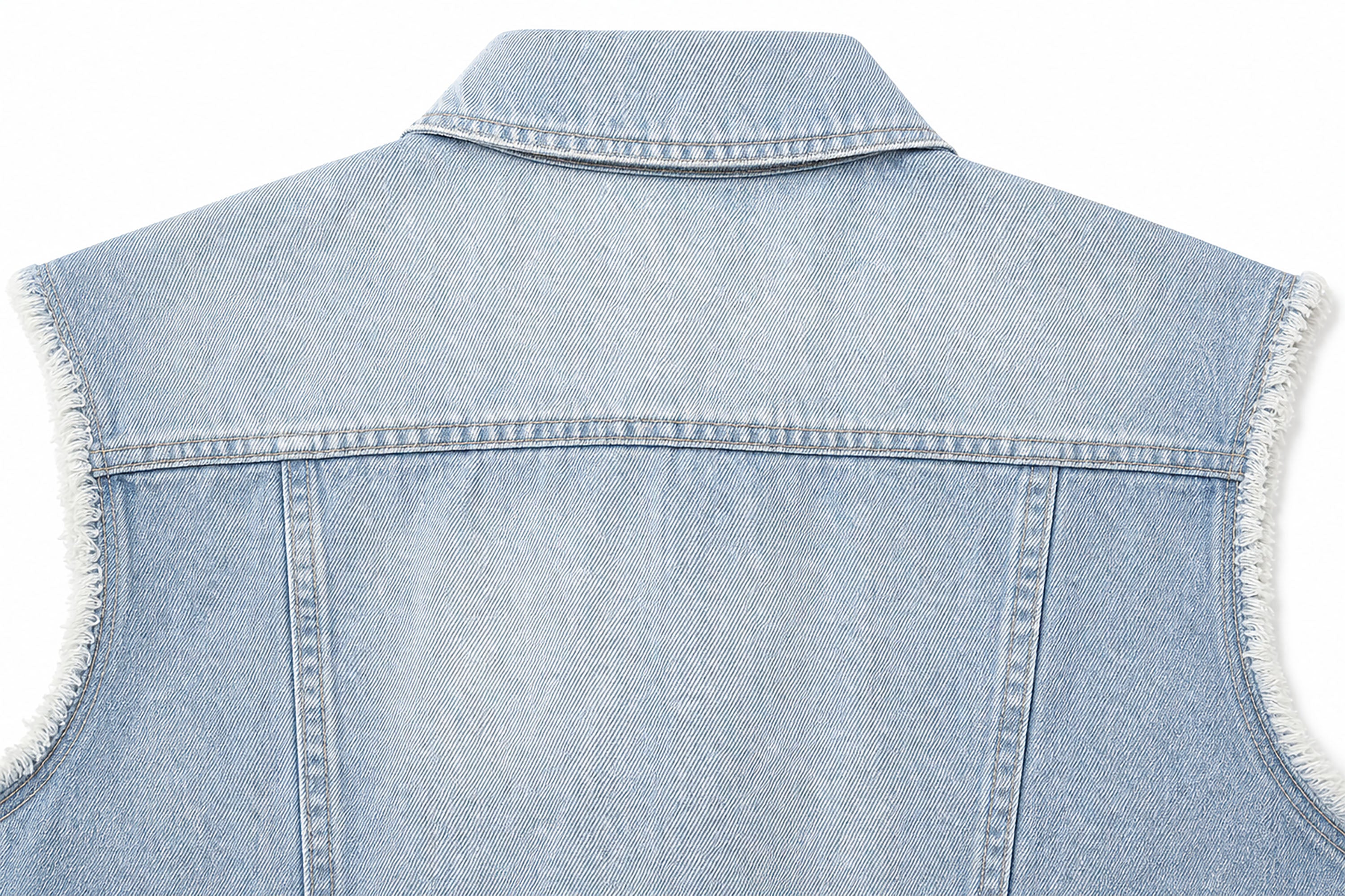 CLP Washed Frayed-Hem Vest, premium urban and streetwear designers apparel on PROJECTISR.com, CLP
