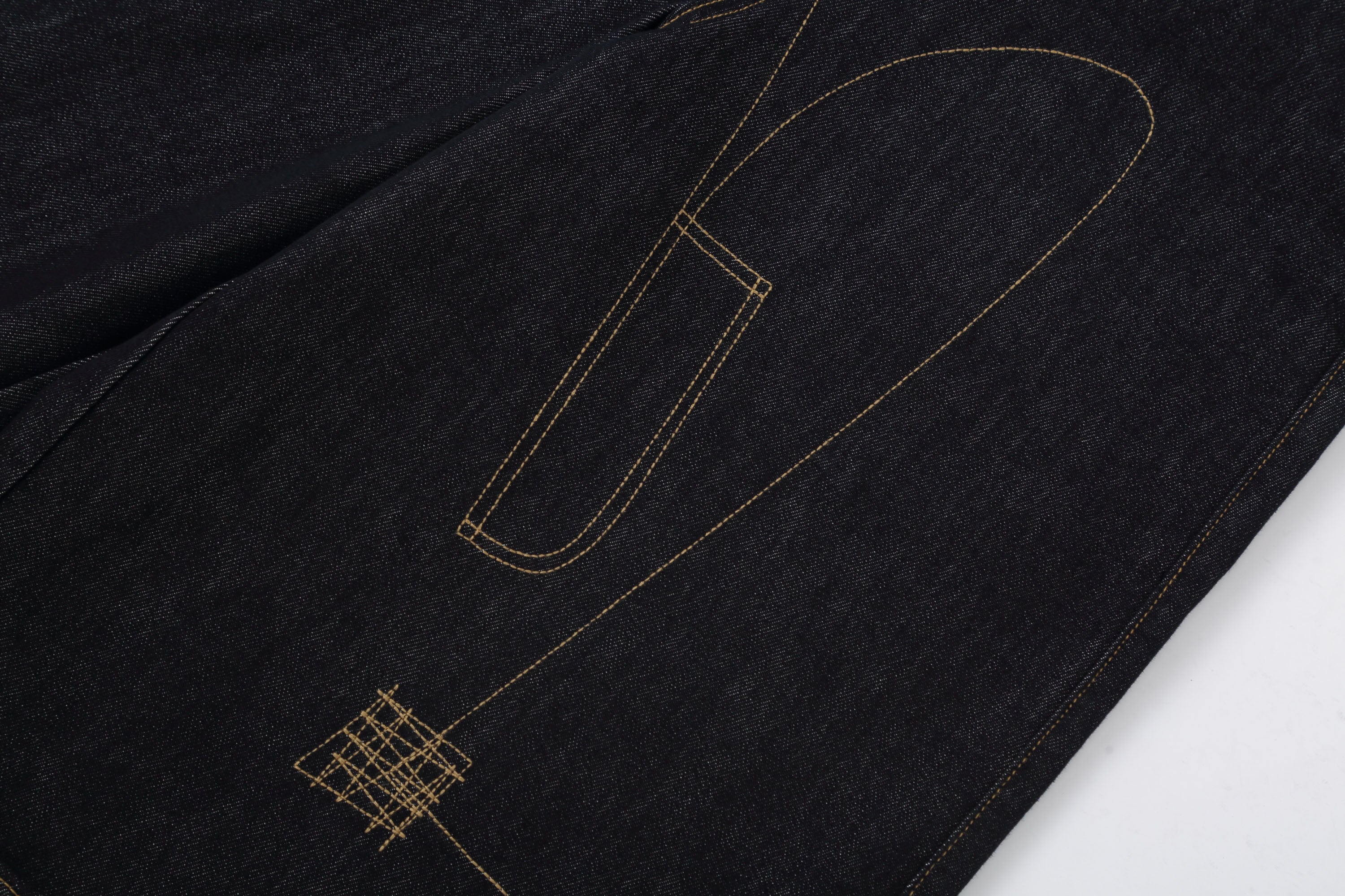 CLP Retro Contrast Stitch Straight-Leg Jorts, premium urban and streetwear designers apparel on PROJECTISR.com, CLP