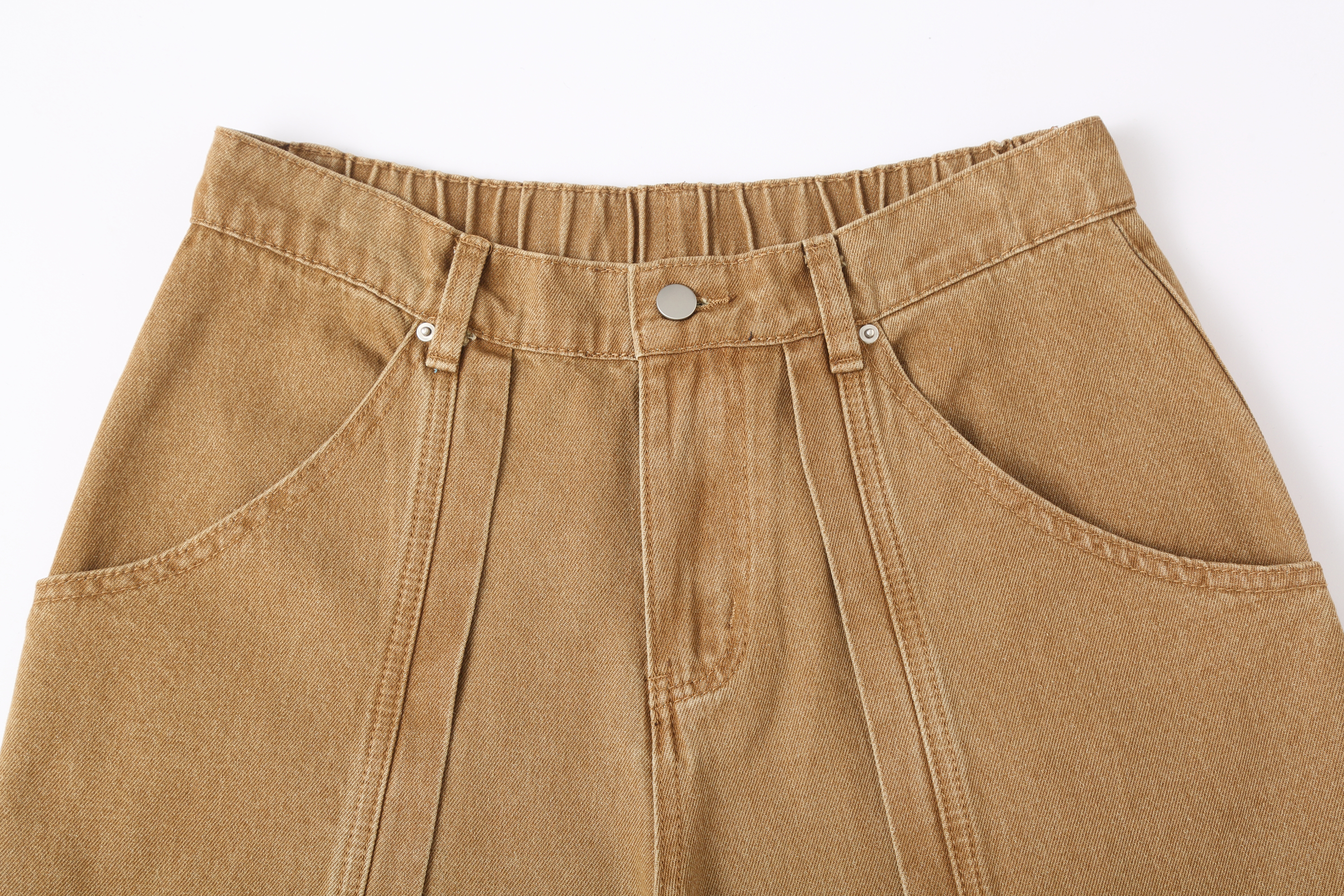 CLP Retro Washed Paneled Oversized Jeans
