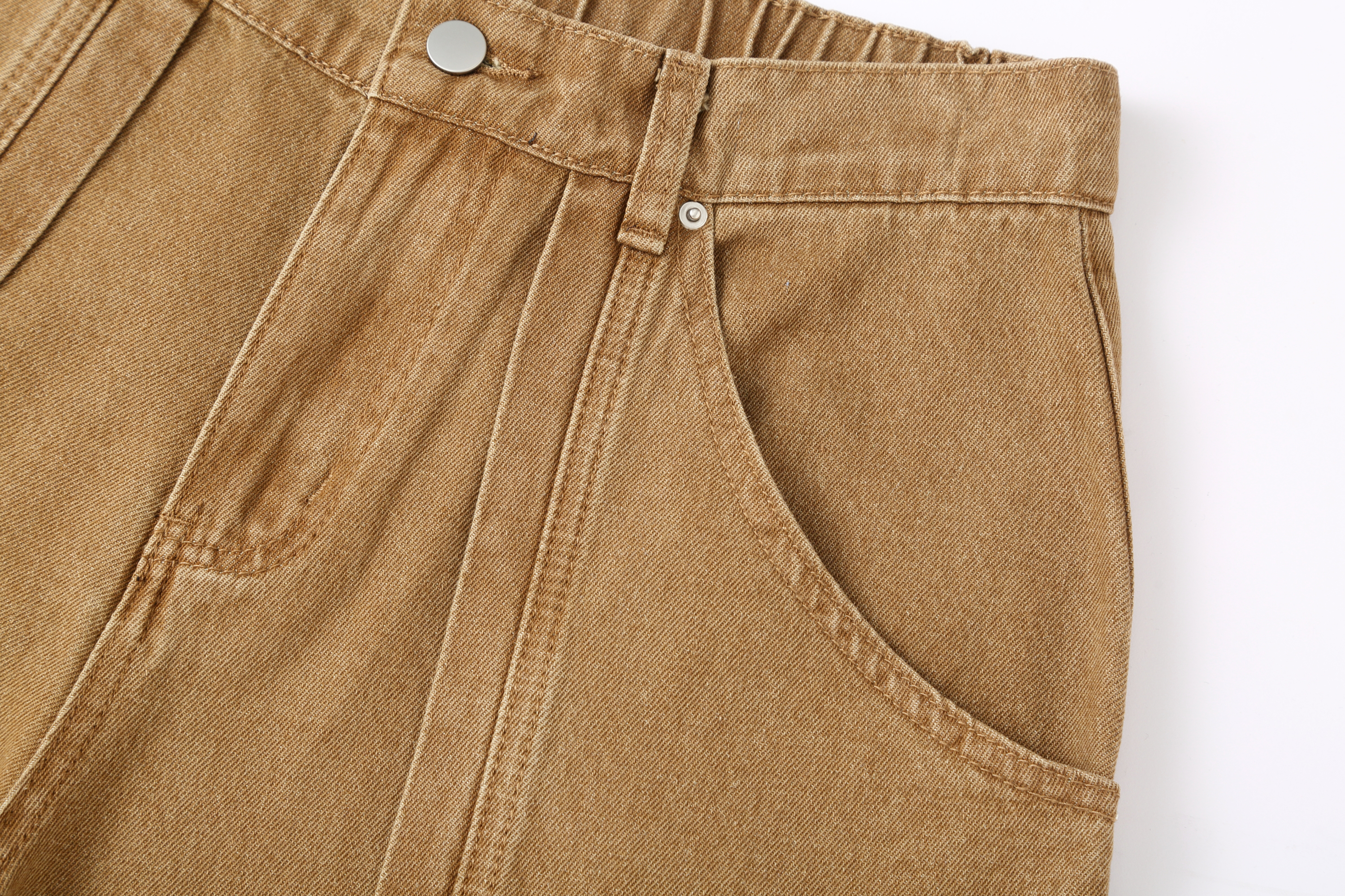 CLP Retro Washed Paneled Oversized Jeans