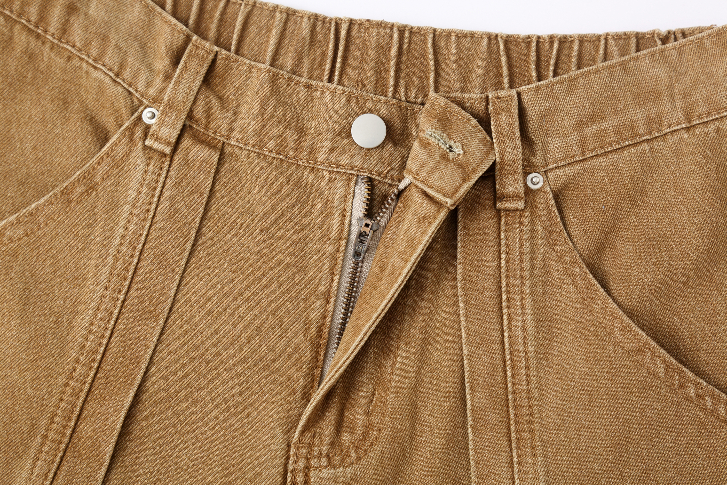 CLP Retro Washed Paneled Oversized Jeans