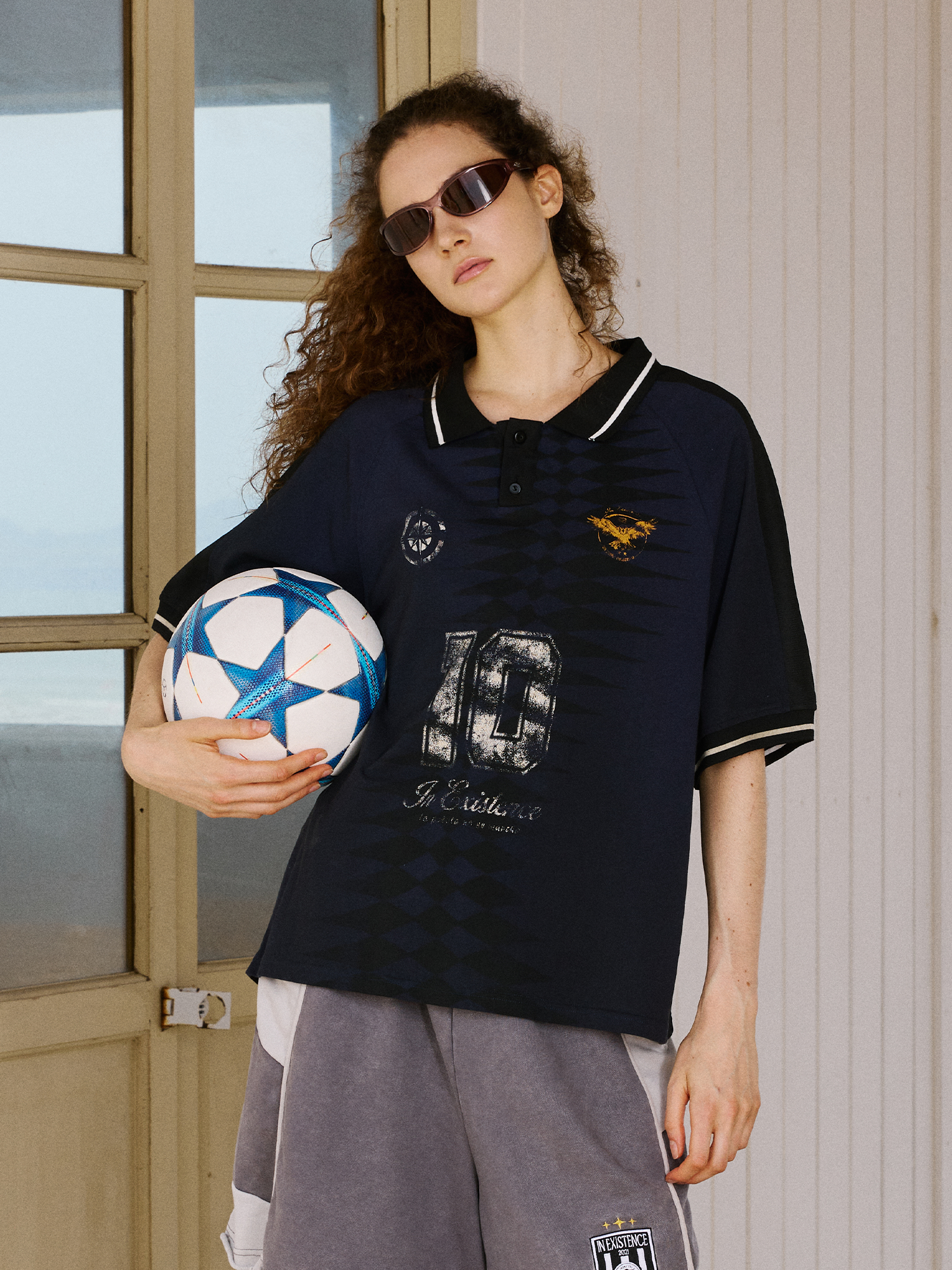 IN EXISTENCE Washed Cotton Argentina Football Jersey