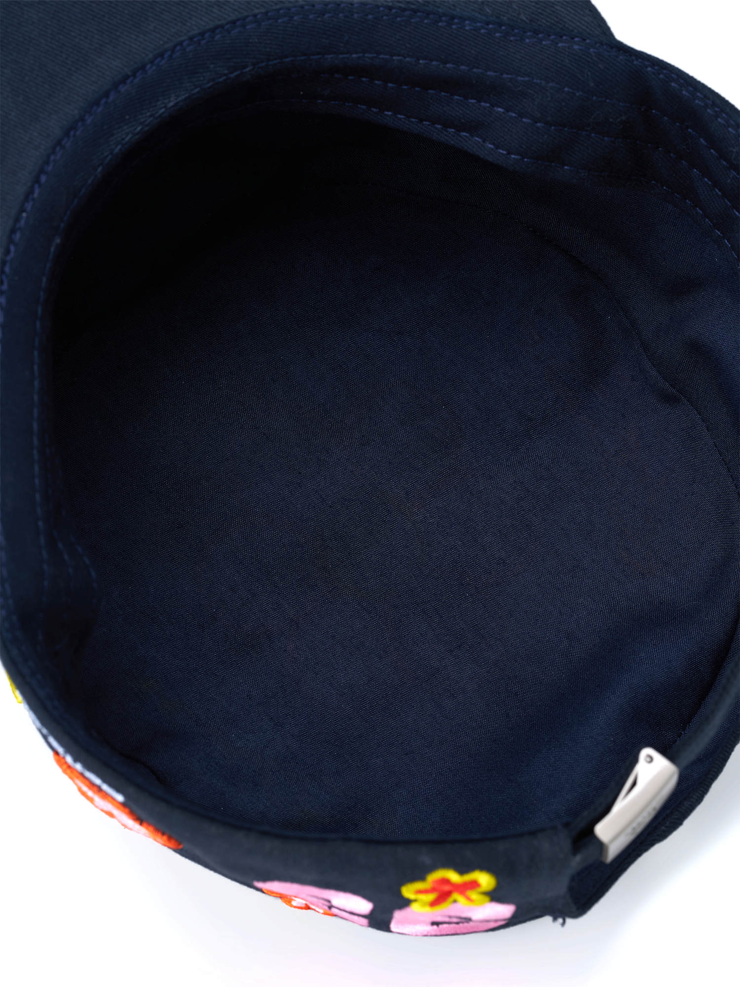 SANB Floral Embroidered Pillbox Cap