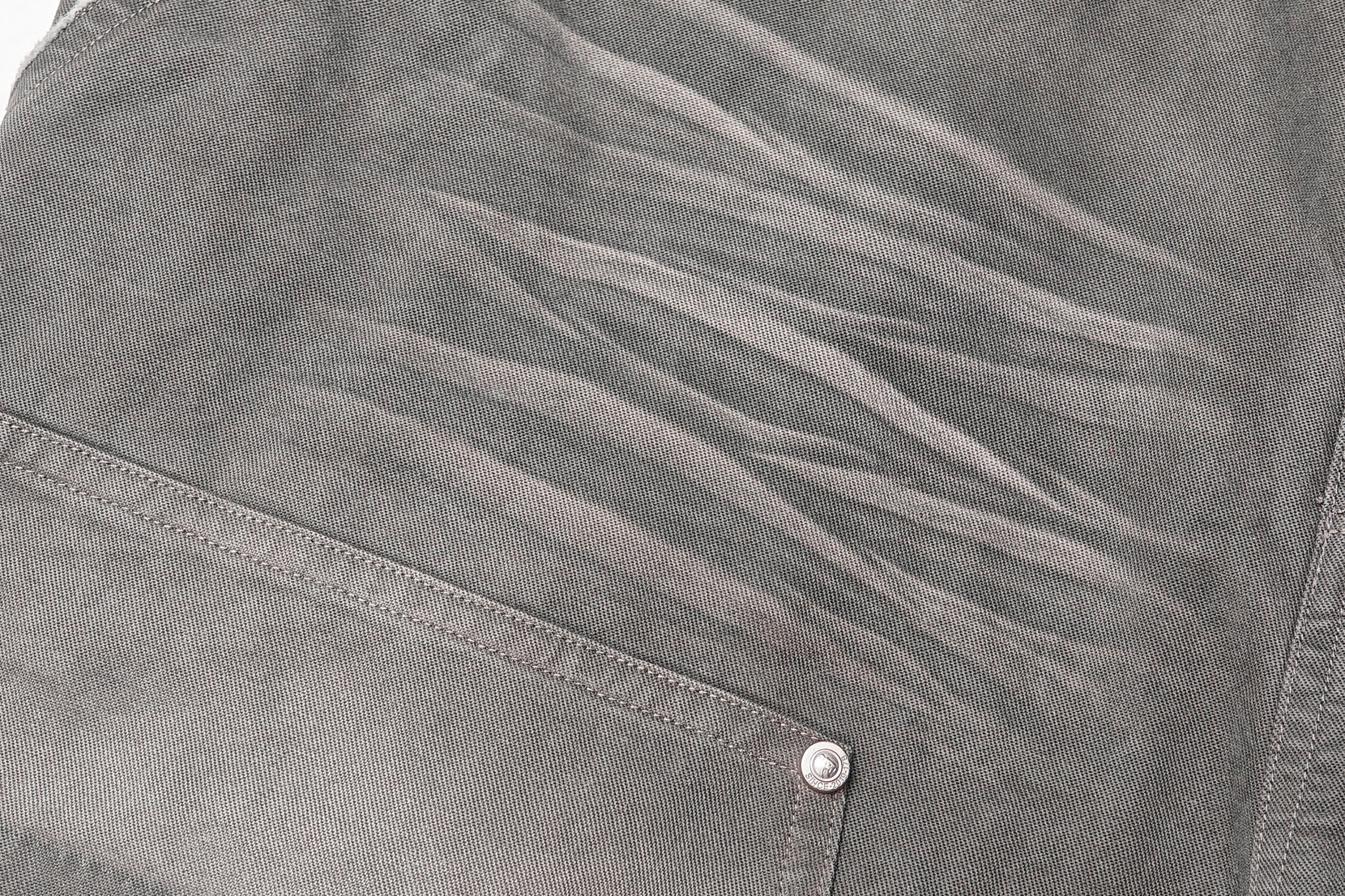 FACEONLAB Distressed Washed Double-Knee Pants