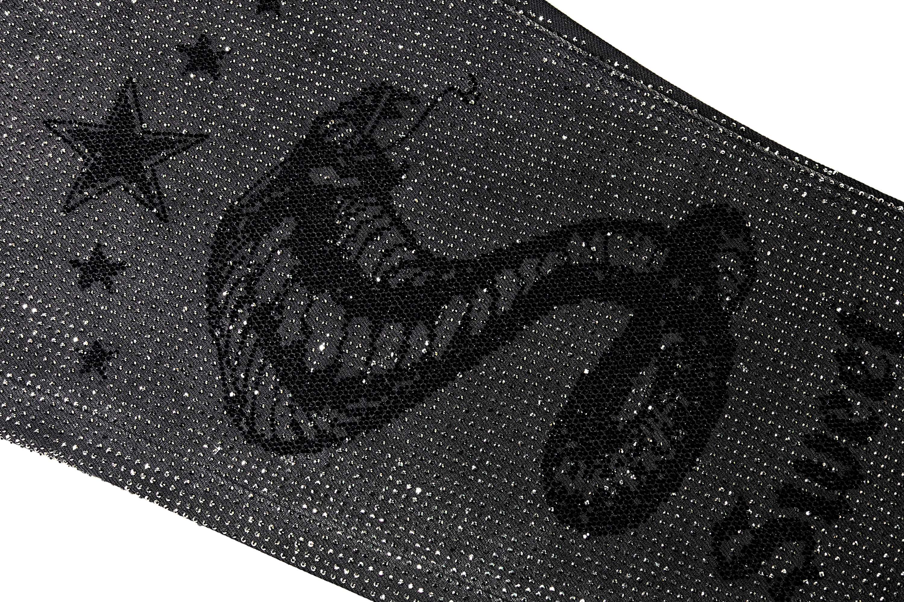 FACEONLAB Double-Headed Snake Studded Dirty-Washed Retro Jeans
