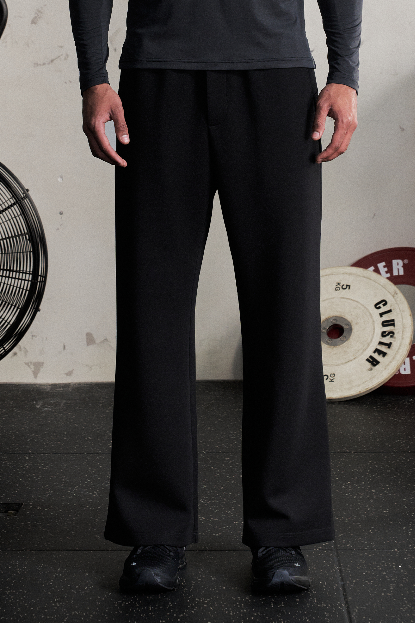 PUMPPLUS Moisture-Wicking Flared Straight-Leg Pants, premium urban and streetwear designers apparel on PROJECTISR.com, PUMPPLUS