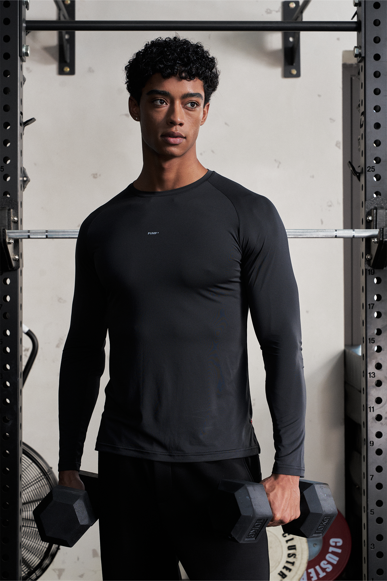 PUMPPLUS Antibacterial Quick-Dry Slim Long-Sleeve Tee, premium urban and streetwear designers apparel on PROJECTISR.com, PUMPPLUS