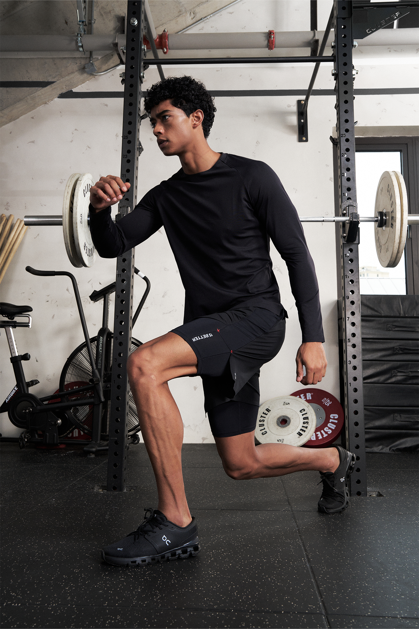 PUMPPLUS Quick-Dry Layered Training Shorts, premium urban and streetwear designers apparel on PROJECTISR.com, PUMPPLUS