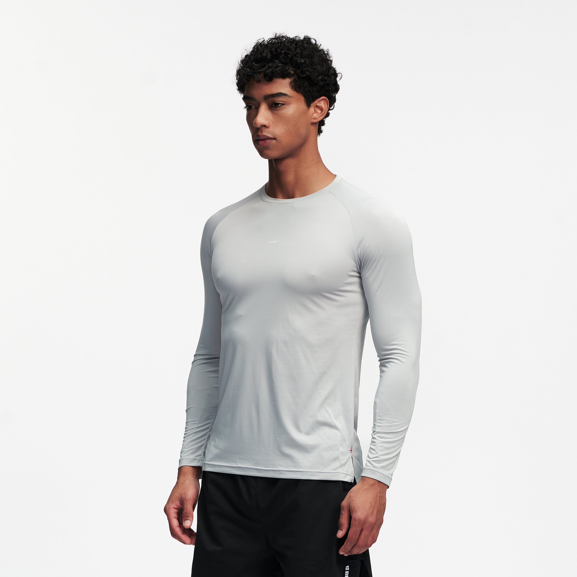PUMPPLUS Antibacterial Quick-Dry Slim Long-Sleeve Tee, premium urban and streetwear designers apparel on PROJECTISR.com, PUMPPLUS