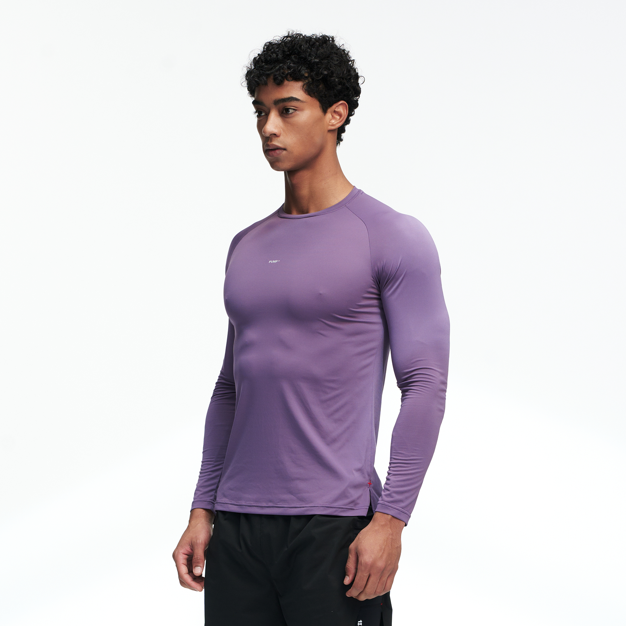 PUMPPLUS Antibacterial Quick-Dry Slim Long-Sleeve Tee, premium urban and streetwear designers apparel on PROJECTISR.com, PUMPPLUS