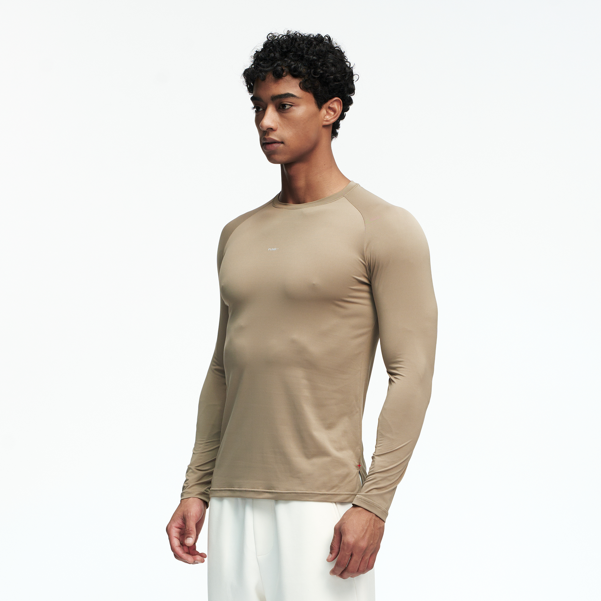 PUMPPLUS Antibacterial Quick-Dry Slim Long-Sleeve Tee, premium urban and streetwear designers apparel on PROJECTISR.com, PUMPPLUS