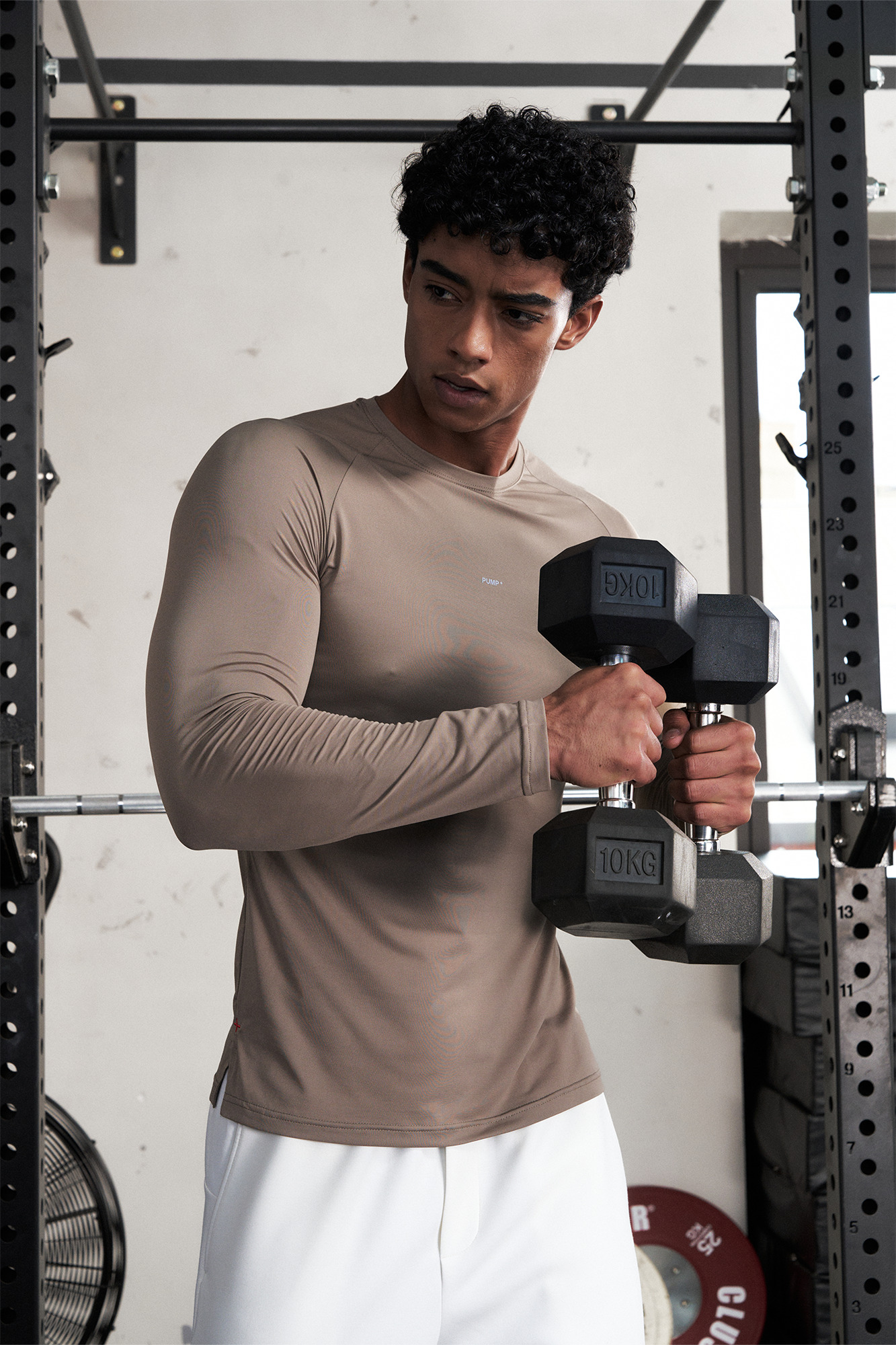 PUMPPLUS Antibacterial Quick-Dry Slim Long-Sleeve Tee, premium urban and streetwear designers apparel on PROJECTISR.com, PUMPPLUS