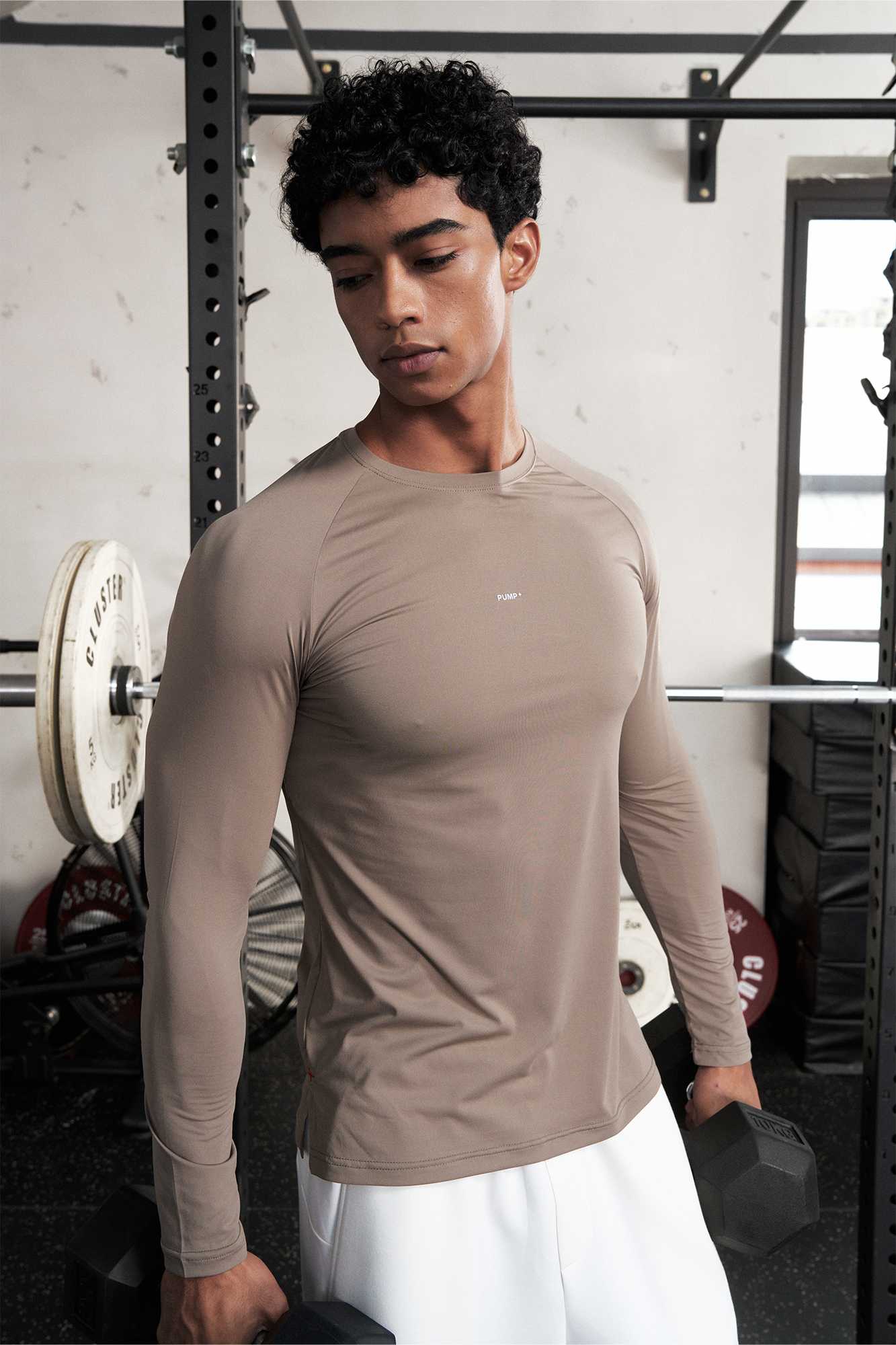 PUMPPLUS Antibacterial Quick-Dry Slim Long-Sleeve Tee, premium urban and streetwear designers apparel on PROJECTISR.com, PUMPPLUS