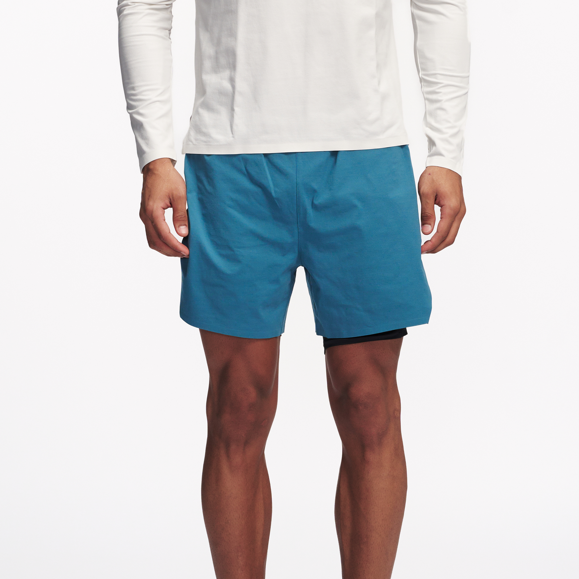 PUMPPLUS Quick-Dry Layered Training Shorts, premium urban and streetwear designers apparel on PROJECTISR.com, PUMPPLUS