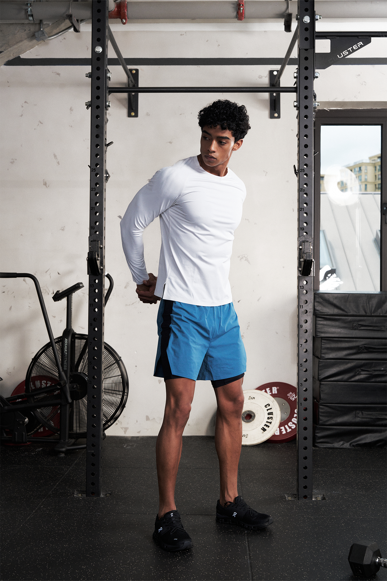 PUMPPLUS Quick-Dry Layered Training Shorts, premium urban and streetwear designers apparel on PROJECTISR.com, PUMPPLUS