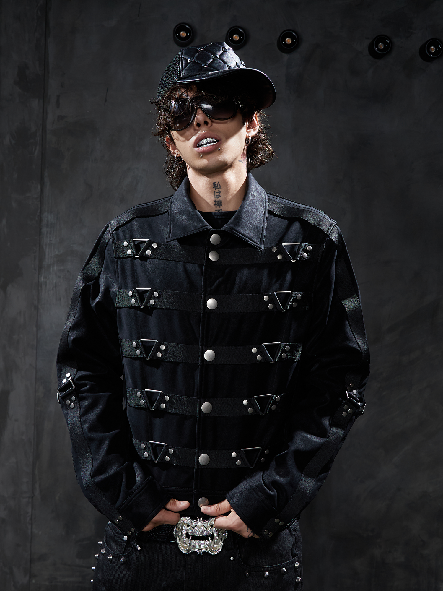 DND4DES Studded Quilted Trucker Cap