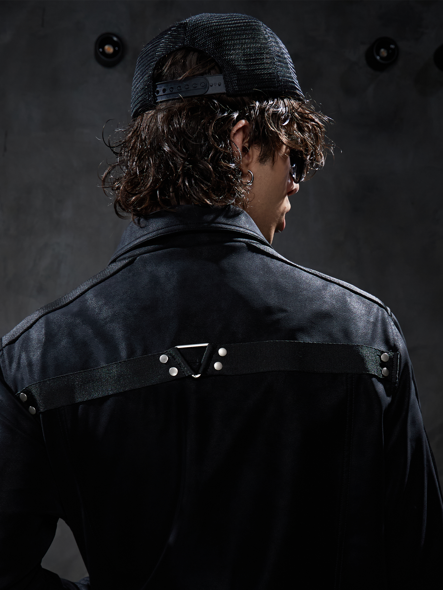 DND4DES Studded Quilted Trucker Cap
